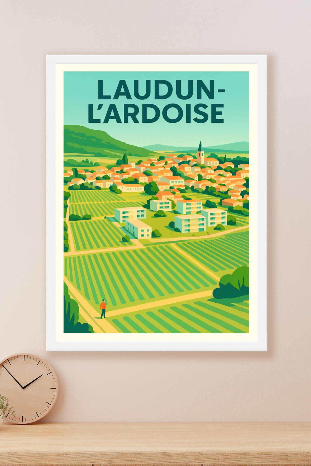 Affiche de Laudun-l'Ardoise - Charme et sérénité en Provence