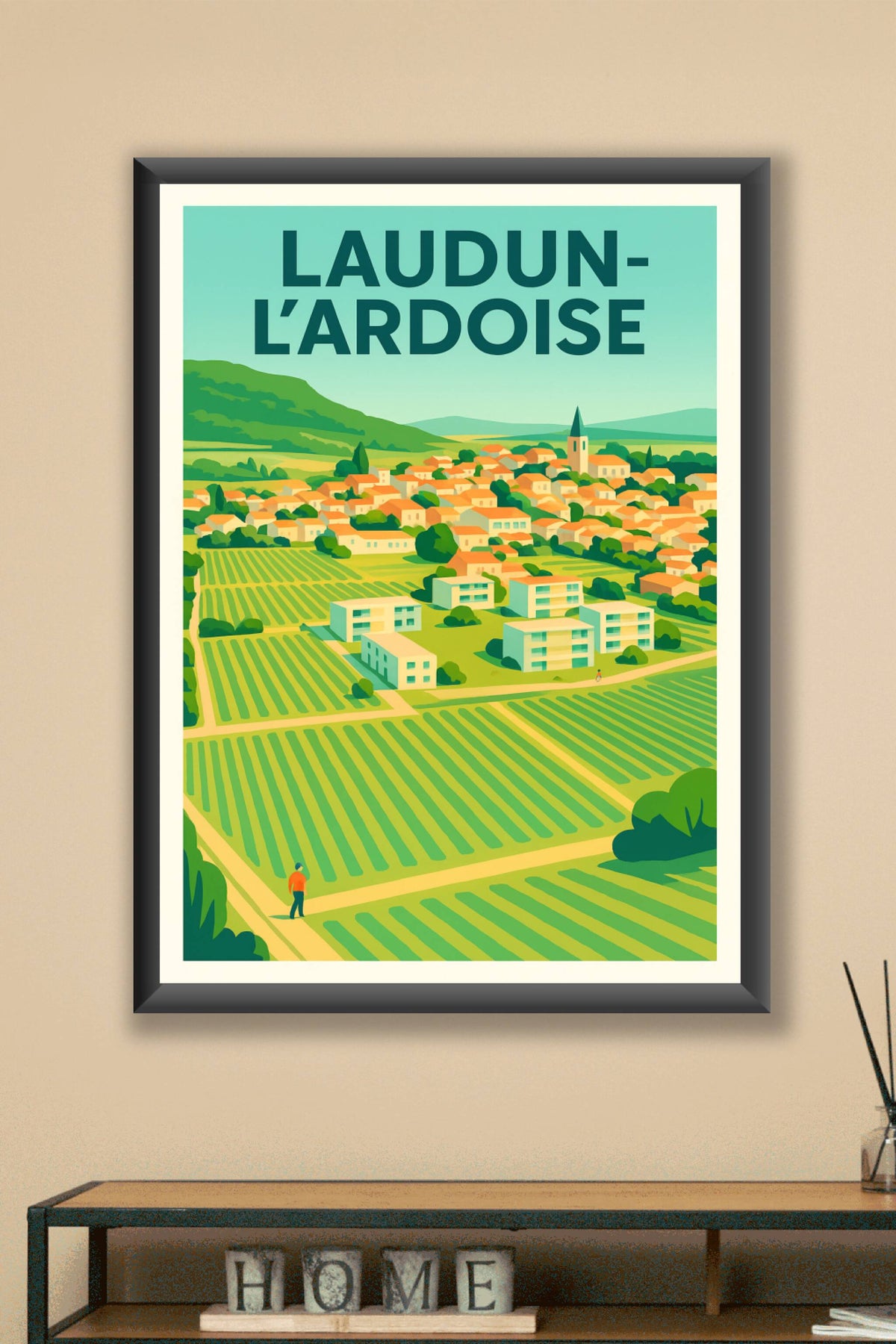 Affiche de Laudun-l'Ardoise - Charme et sérénité en Provence