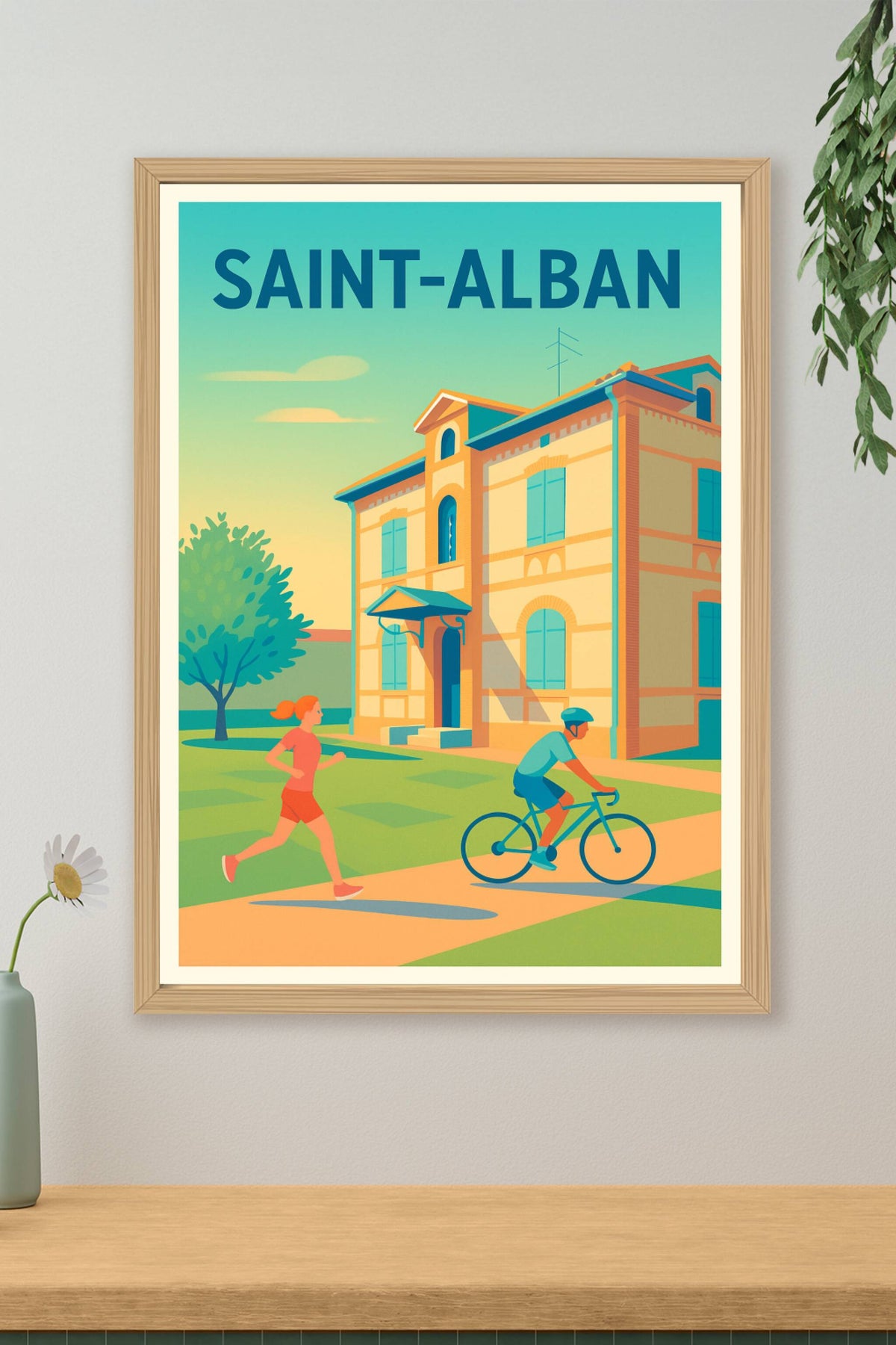 Affiche de Saint-Alban - Une escapade sportive en douceur