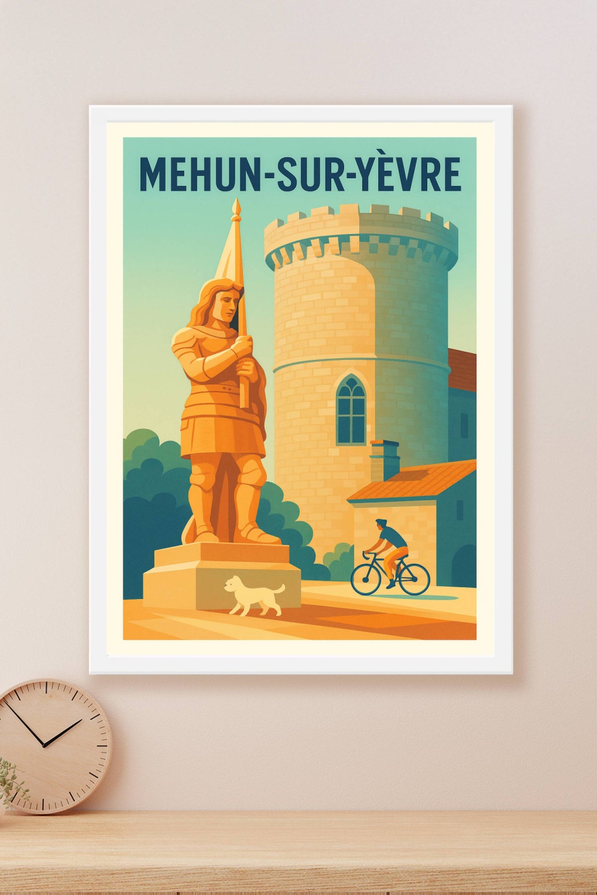 Affiche de Mehun-sur-Yèvre - Charme médiéval et douceur de vivre