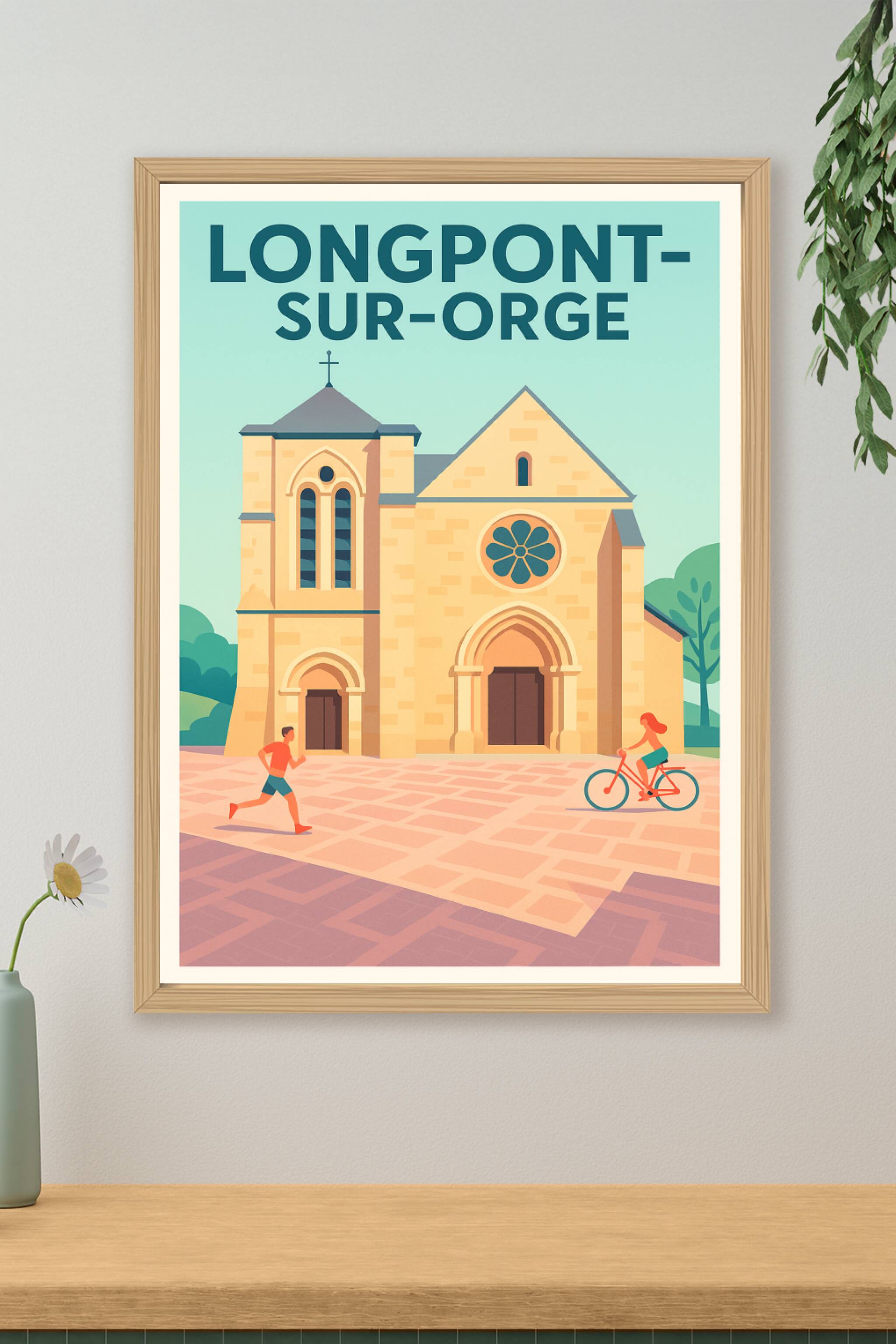 Affiche de Longpont-sur-Orge - Charme et Sérénité à l'Église Historique