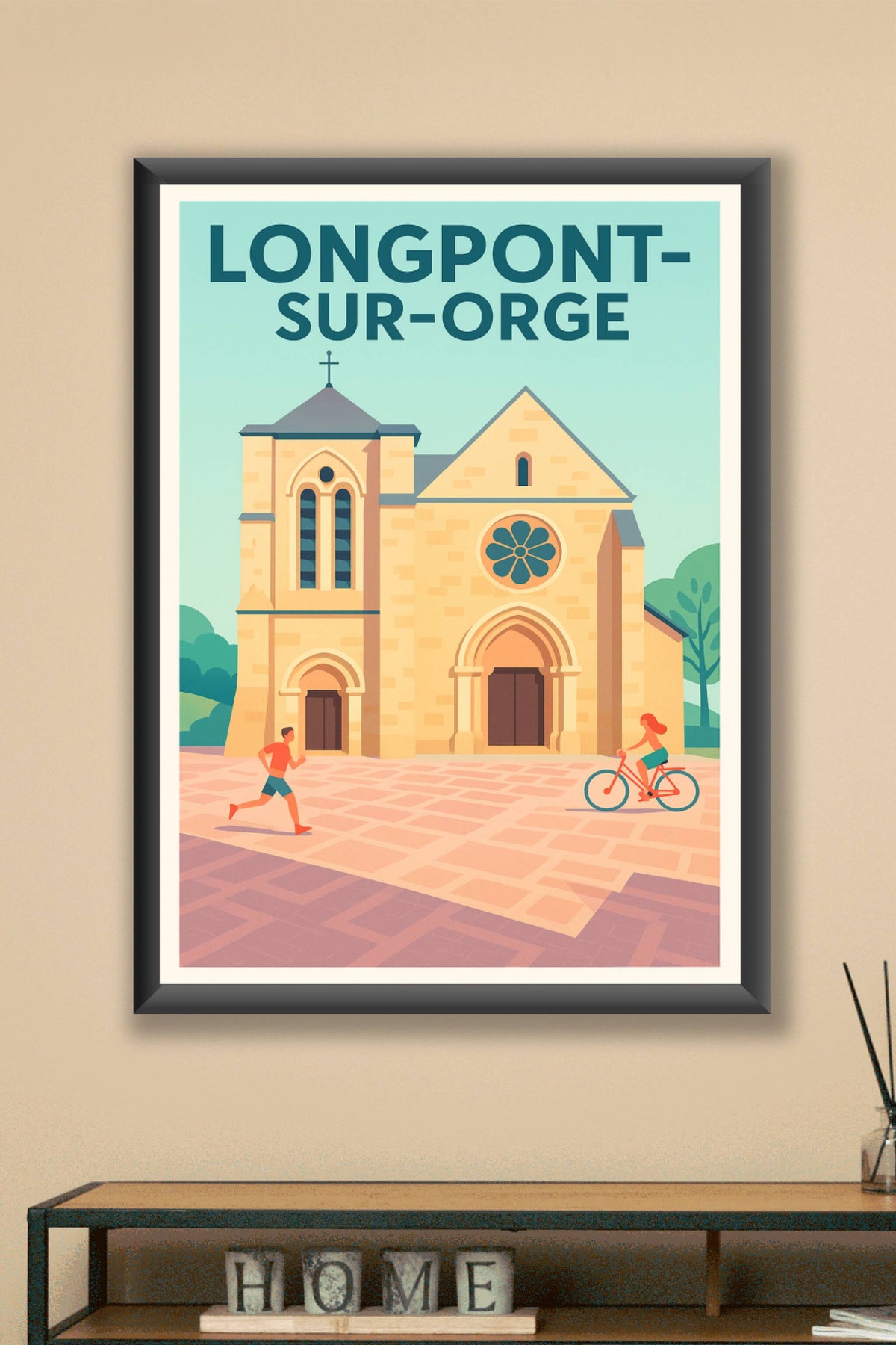 Affiche de Longpont-sur-Orge - Charme et Sérénité à l'Église Historique