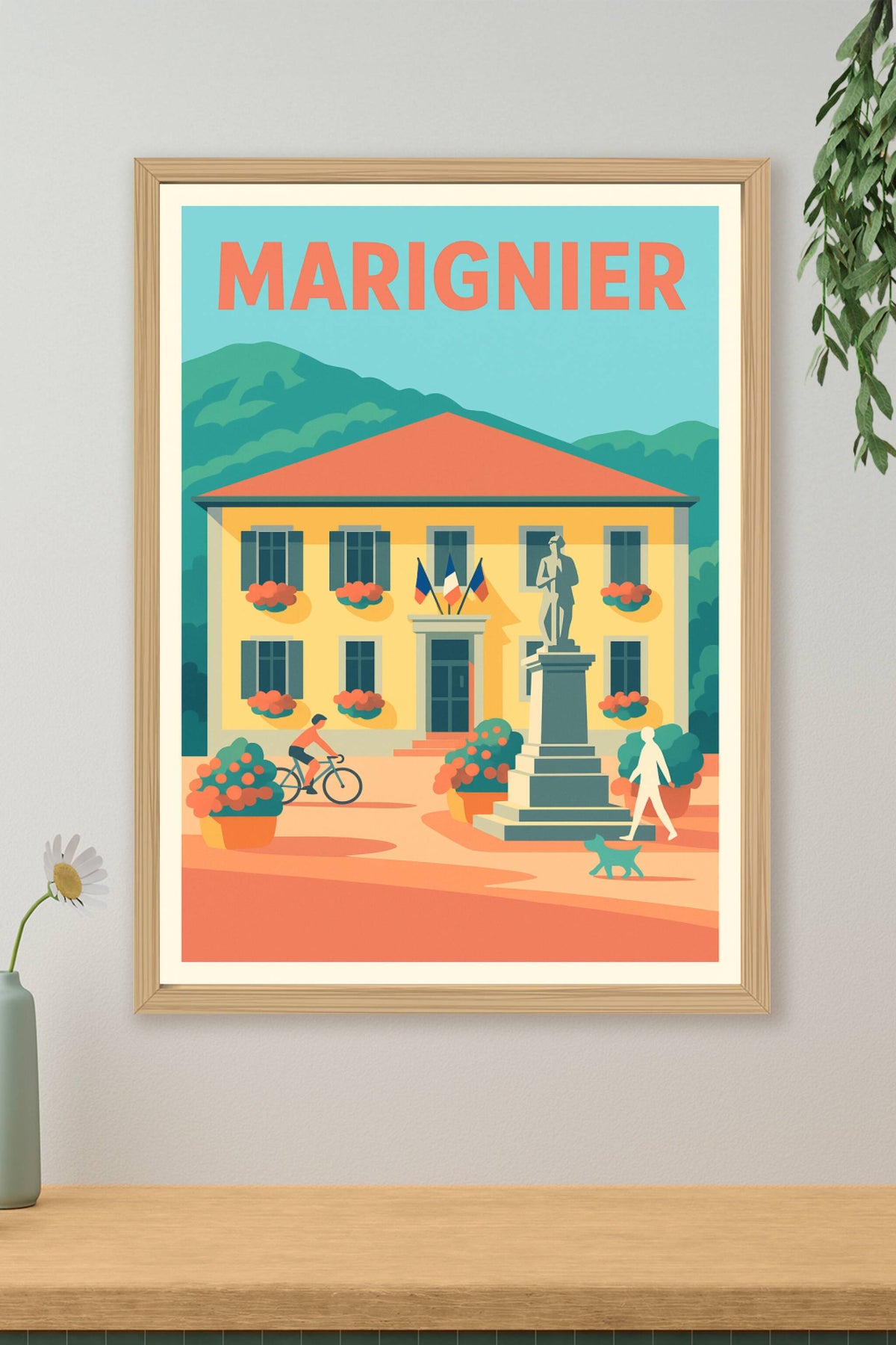 Affiche de Marignier - Charme et sérénité au cœur de la vallée