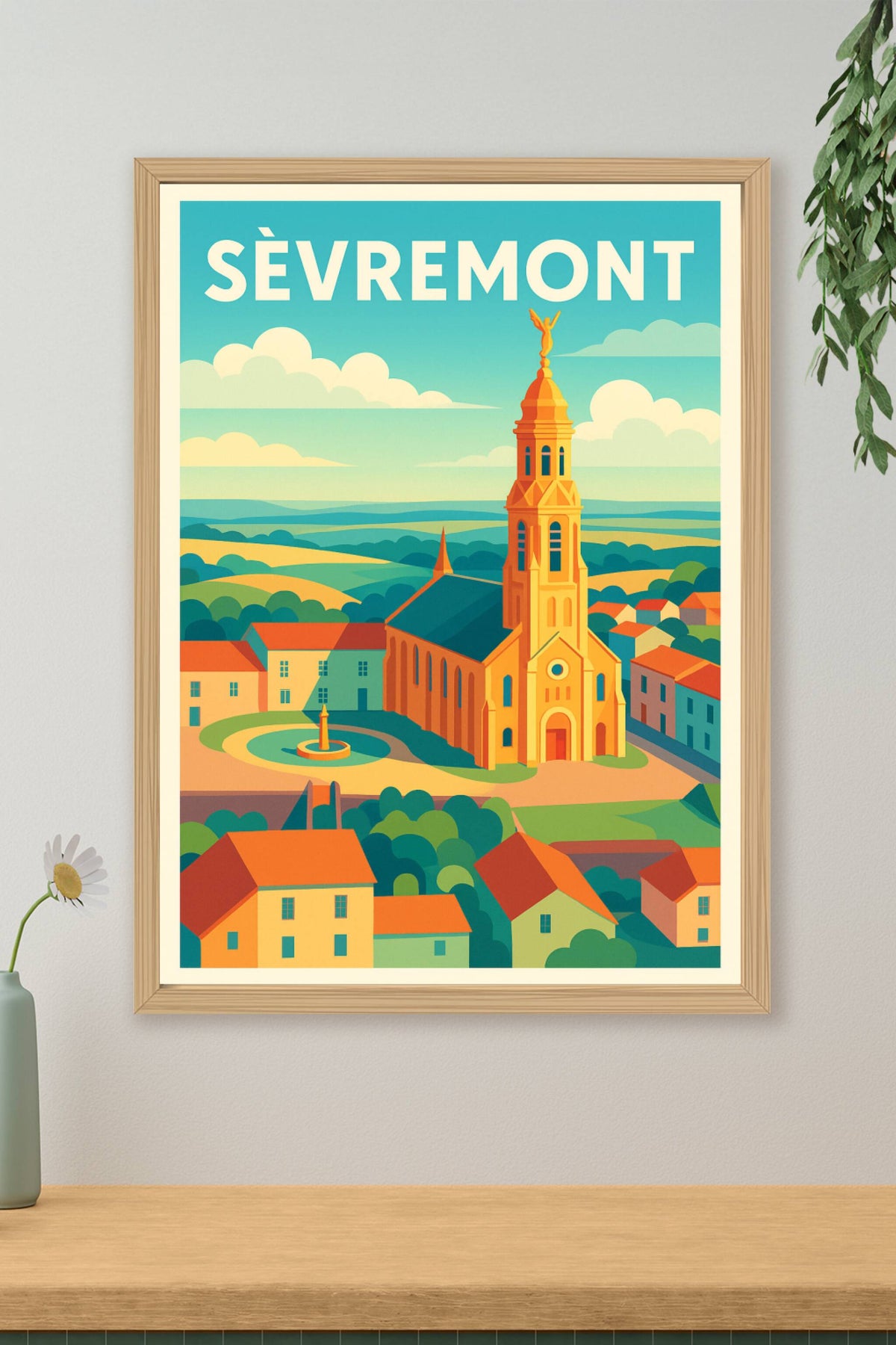 Affiche de Sèvremont - Un panorama lumineux au cœur de la Vendée