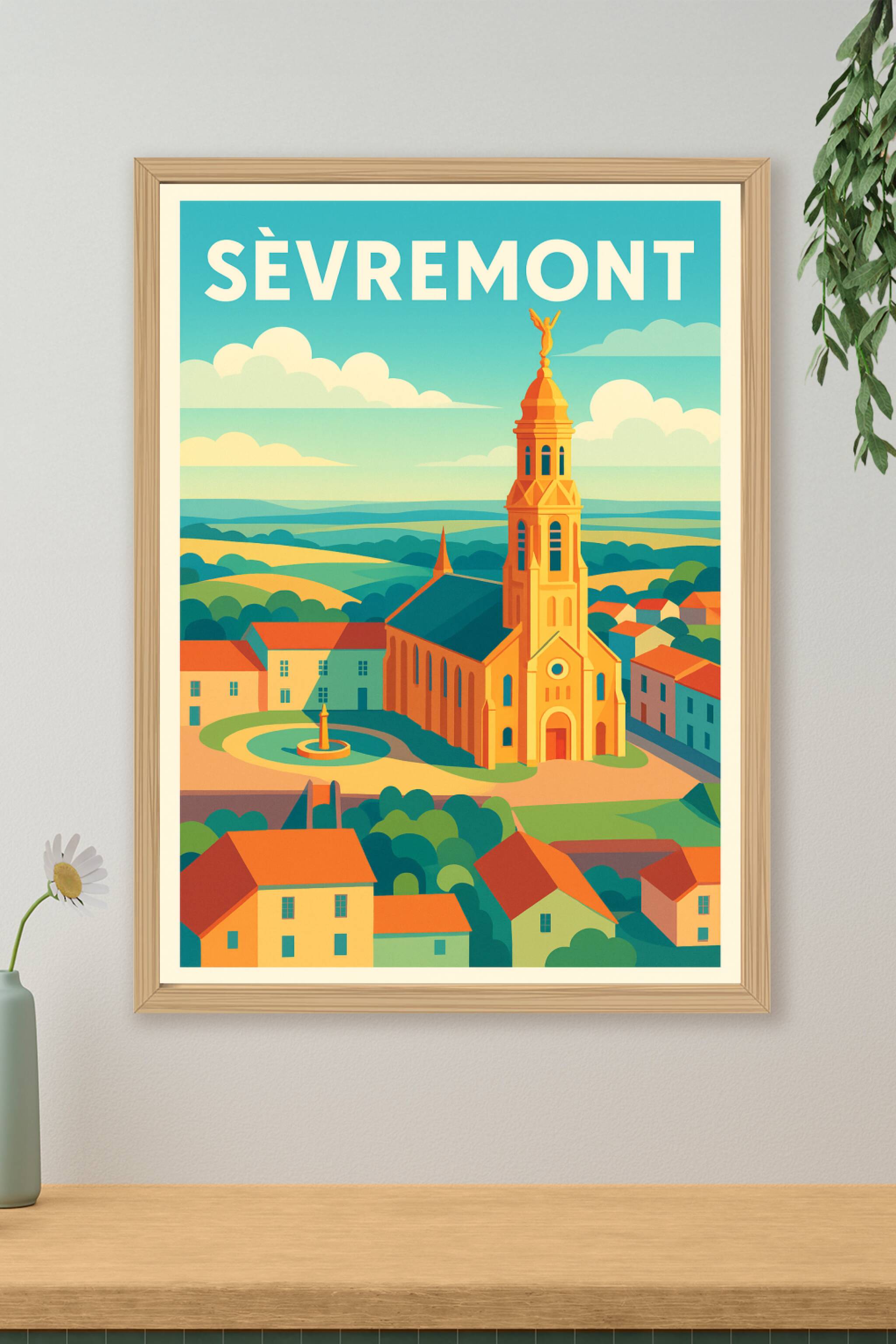 Affiche de Sèvremont - Un panorama lumineux au cœur de la Vendée