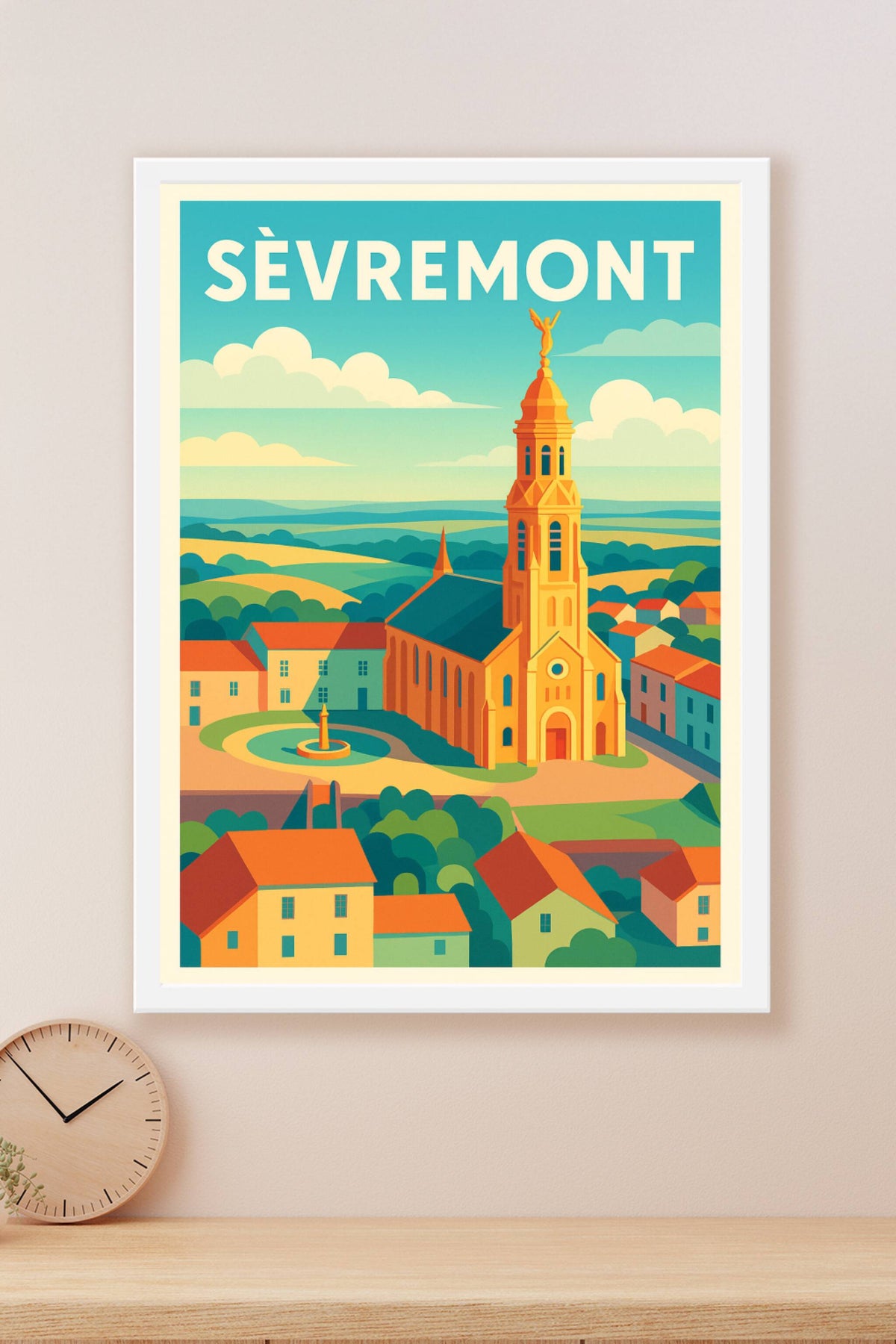 Affiche de Sèvremont - Un panorama lumineux au cœur de la Vendée