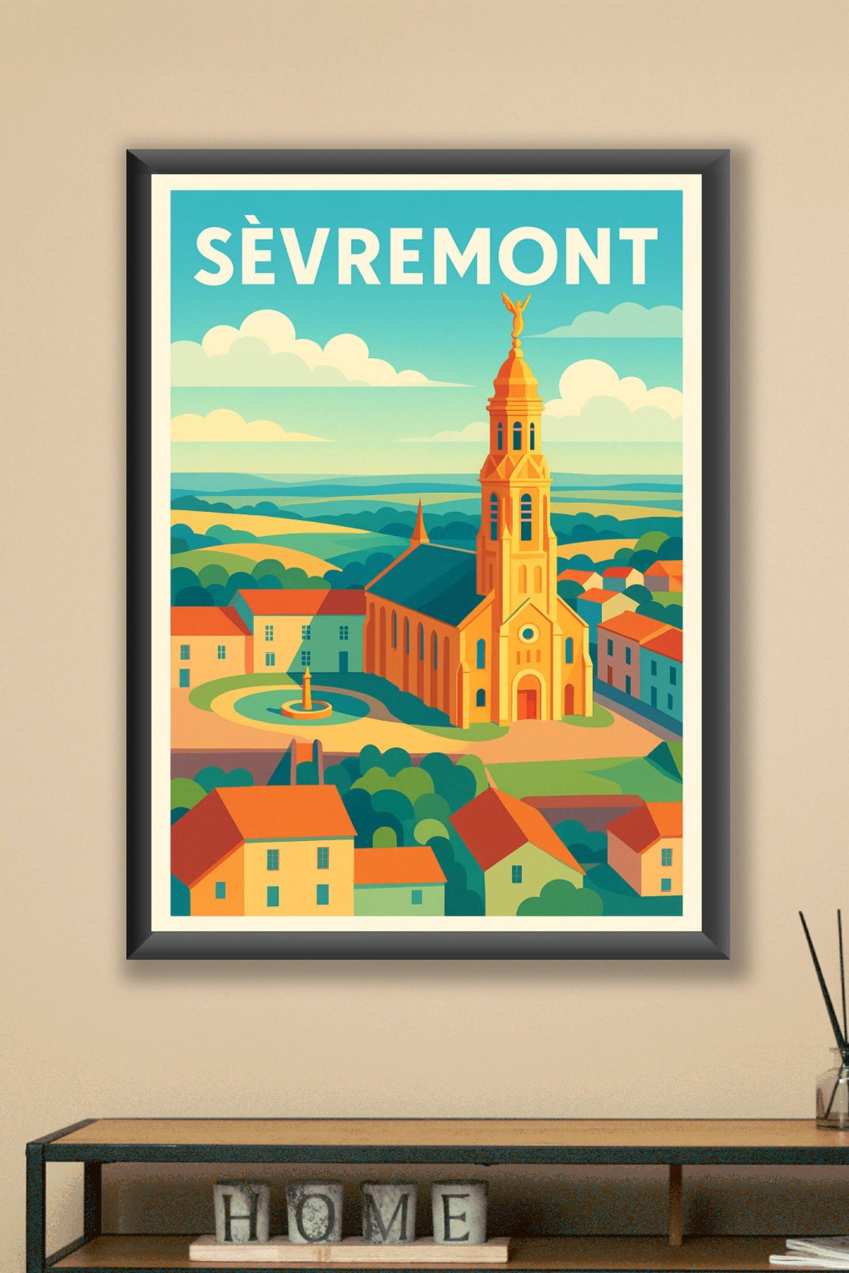Affiche de Sèvremont - Un panorama lumineux au cœur de la Vendée