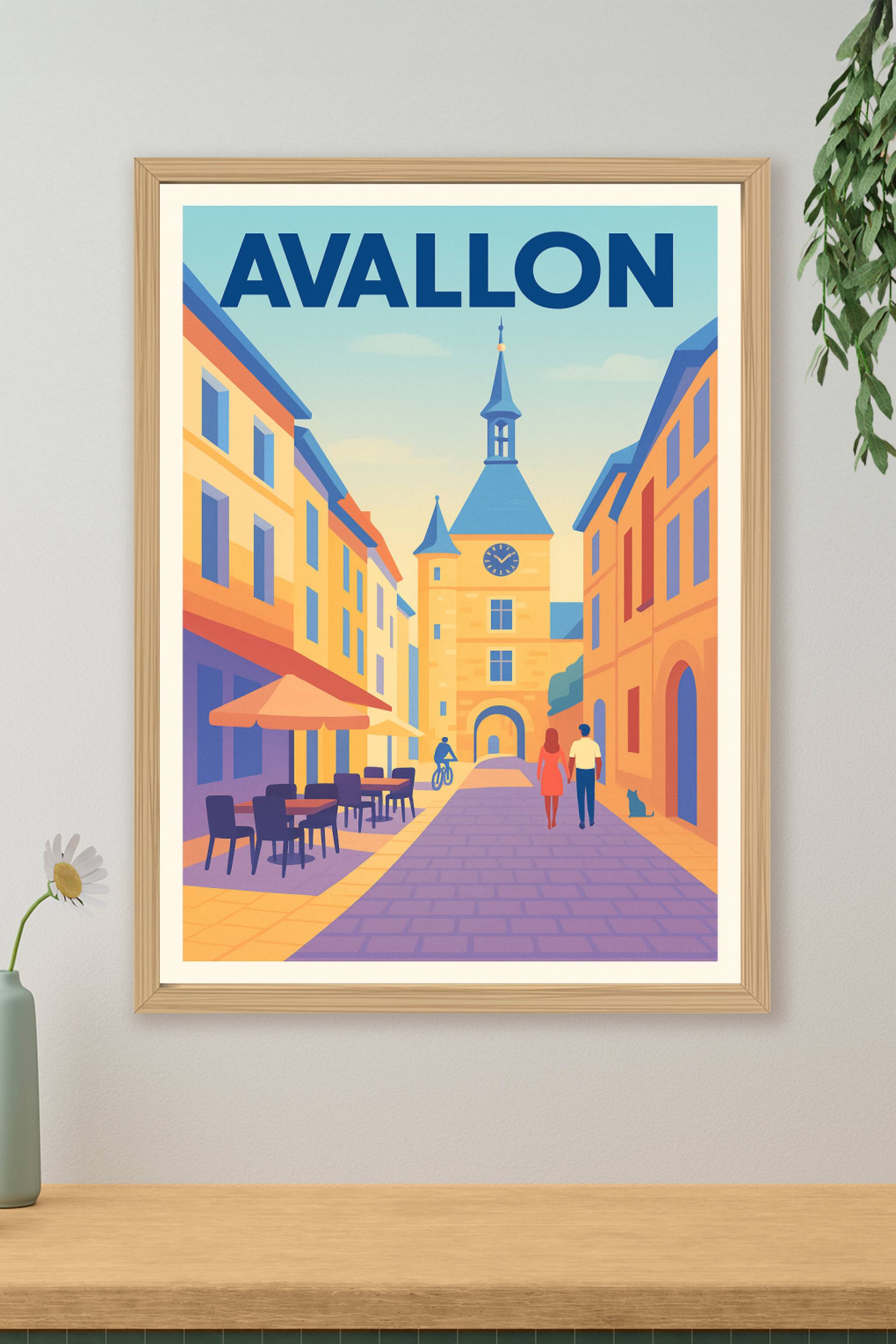 Affiche de Avallon - Flânerie et charme au cœur de Bourgogne
