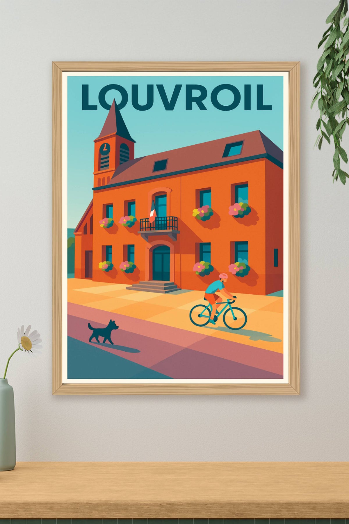 Affiche de Louvroil - Couleurs et vie au cœur de la ville