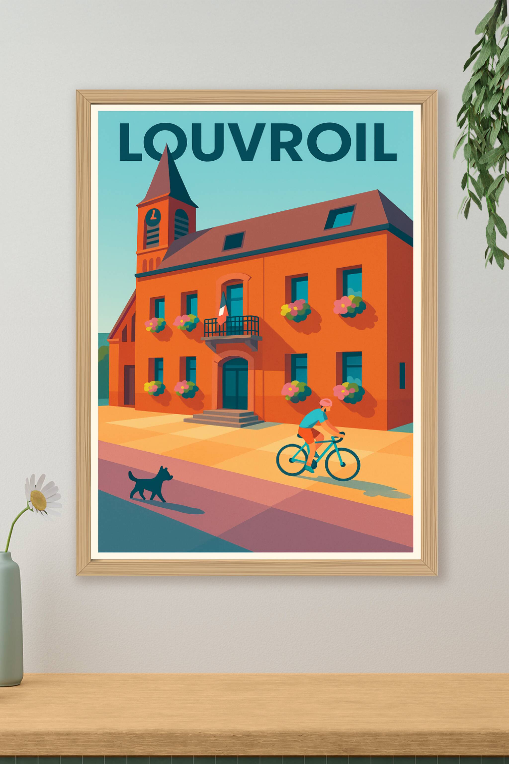 Affiche de Louvroil - Couleurs et vie au cœur de la ville