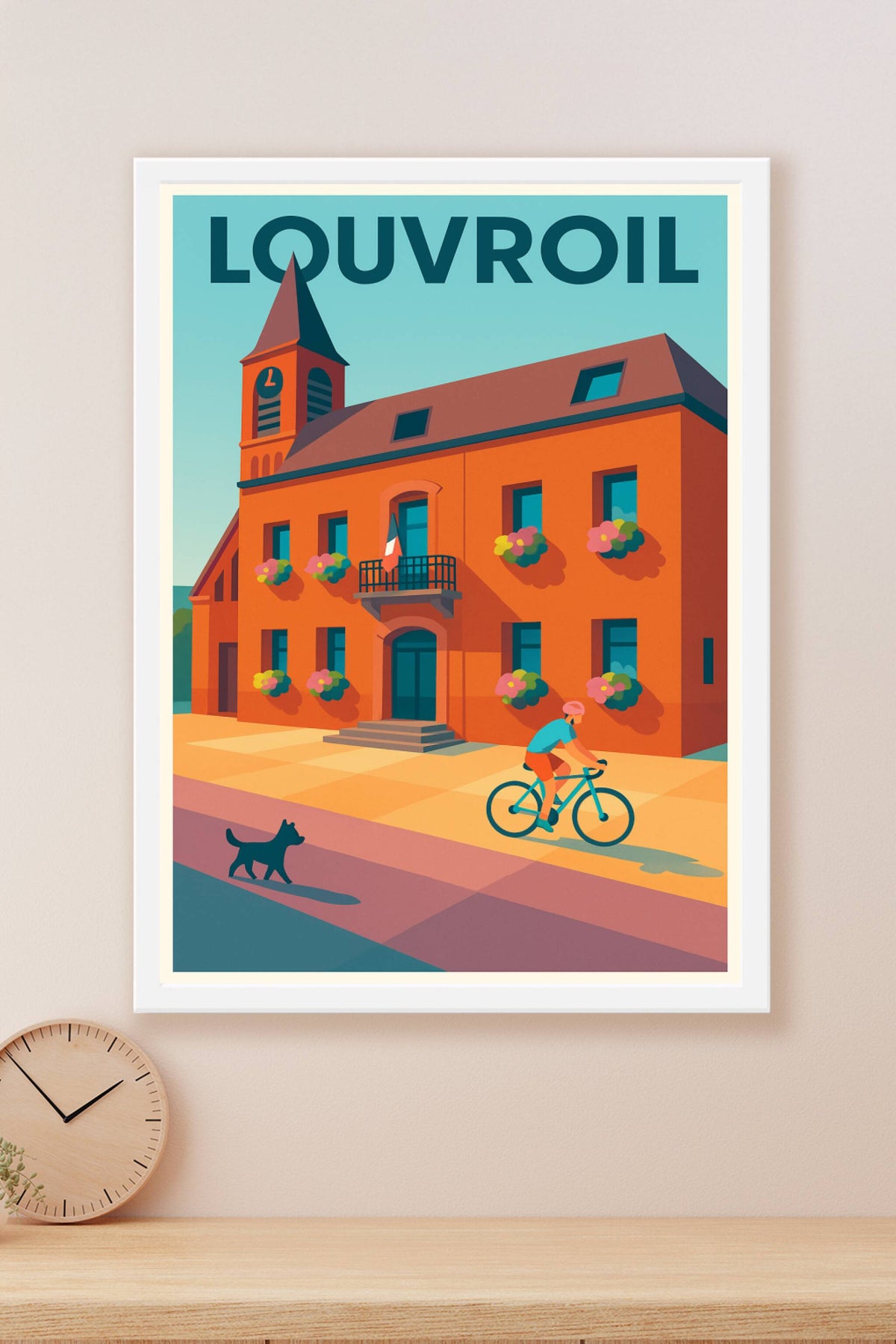 Affiche de Louvroil - Couleurs et vie au cœur de la ville