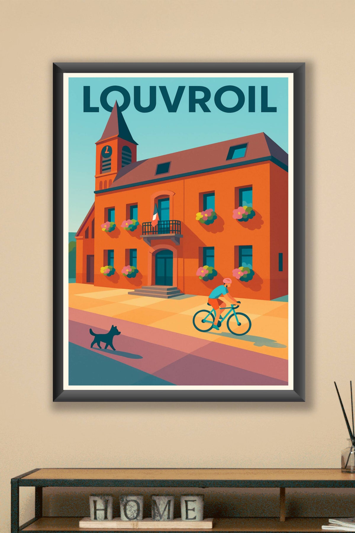 Affiche de Louvroil - Couleurs et vie au cœur de la ville