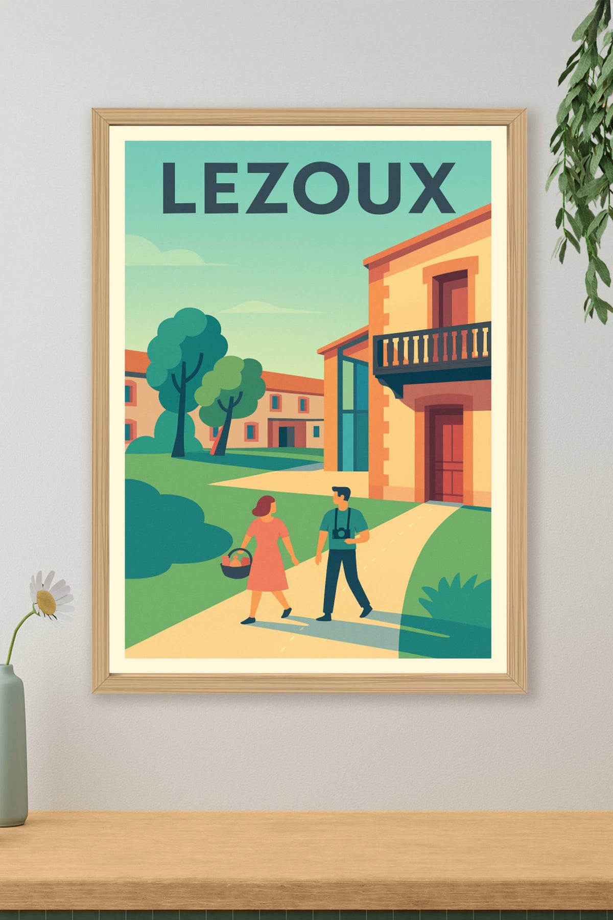 Affiche de Lezoux - Une balade paisible au cœur de la ville