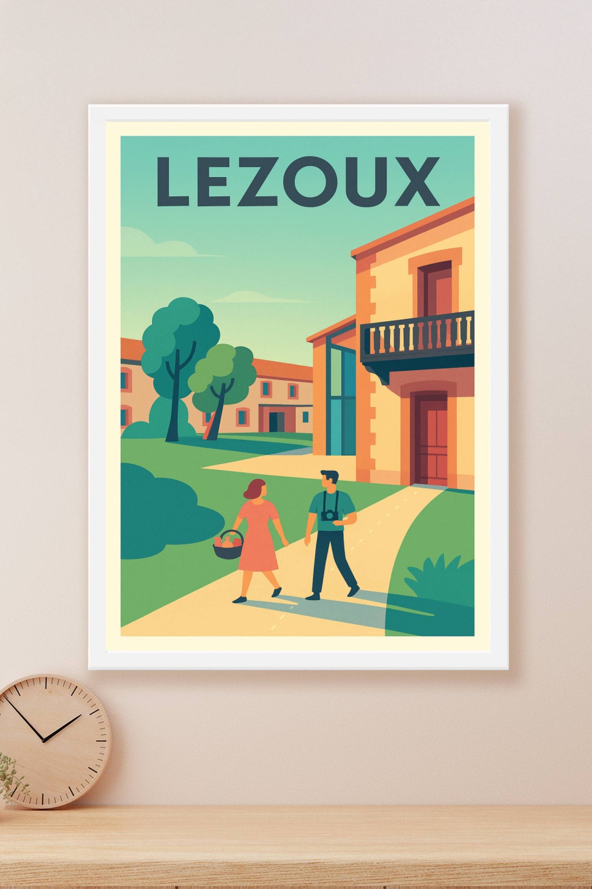 Affiche de Lezoux - Une balade paisible au cœur de la ville