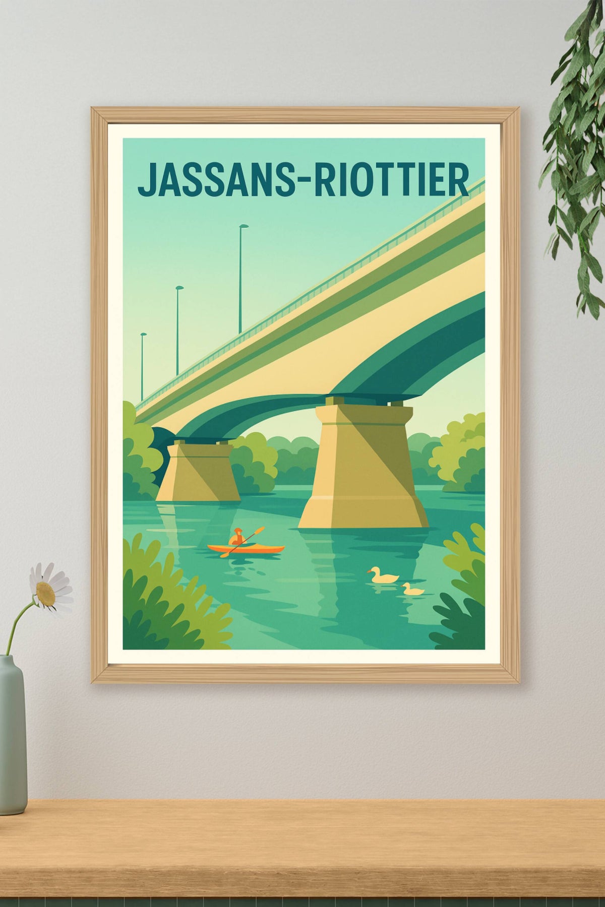 Affiche de Jassans-Riottier - Sérénité au fil de l'eau