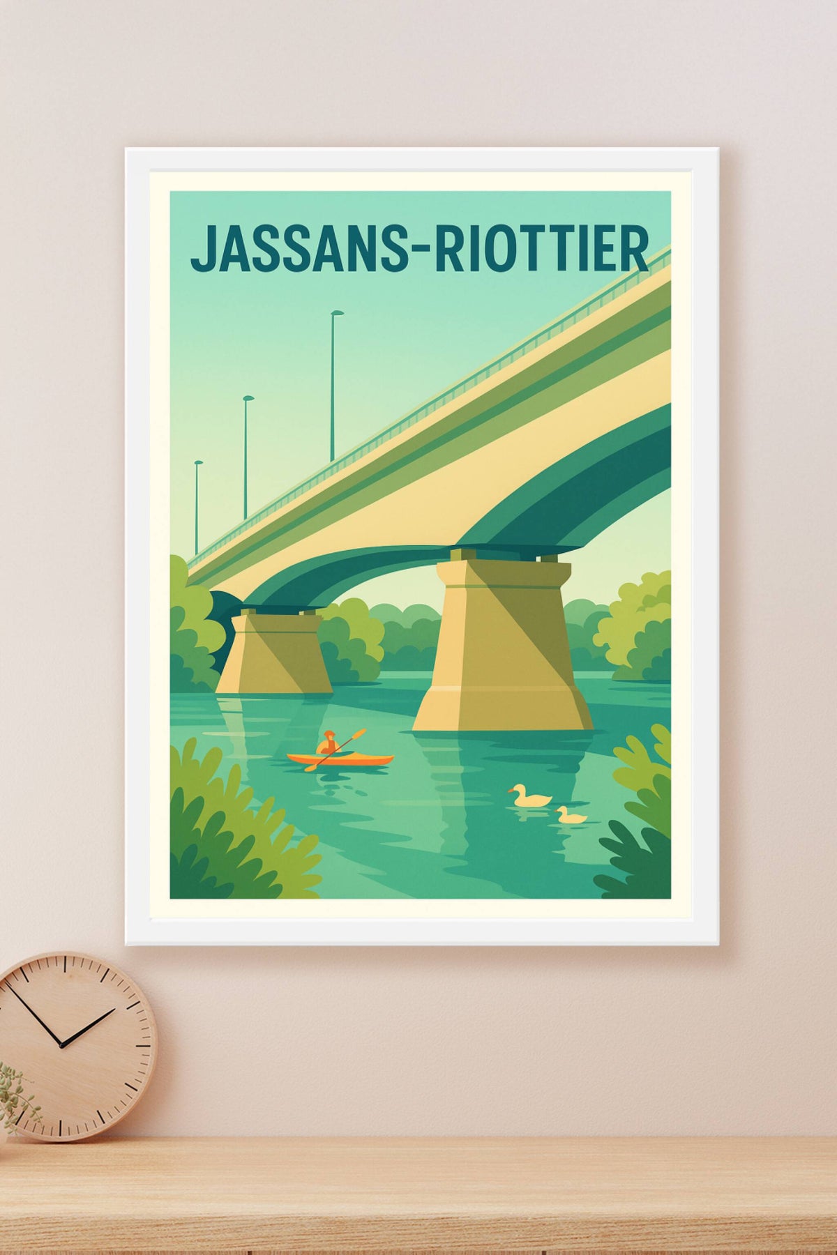 Affiche de Jassans-Riottier - Sérénité au fil de l'eau