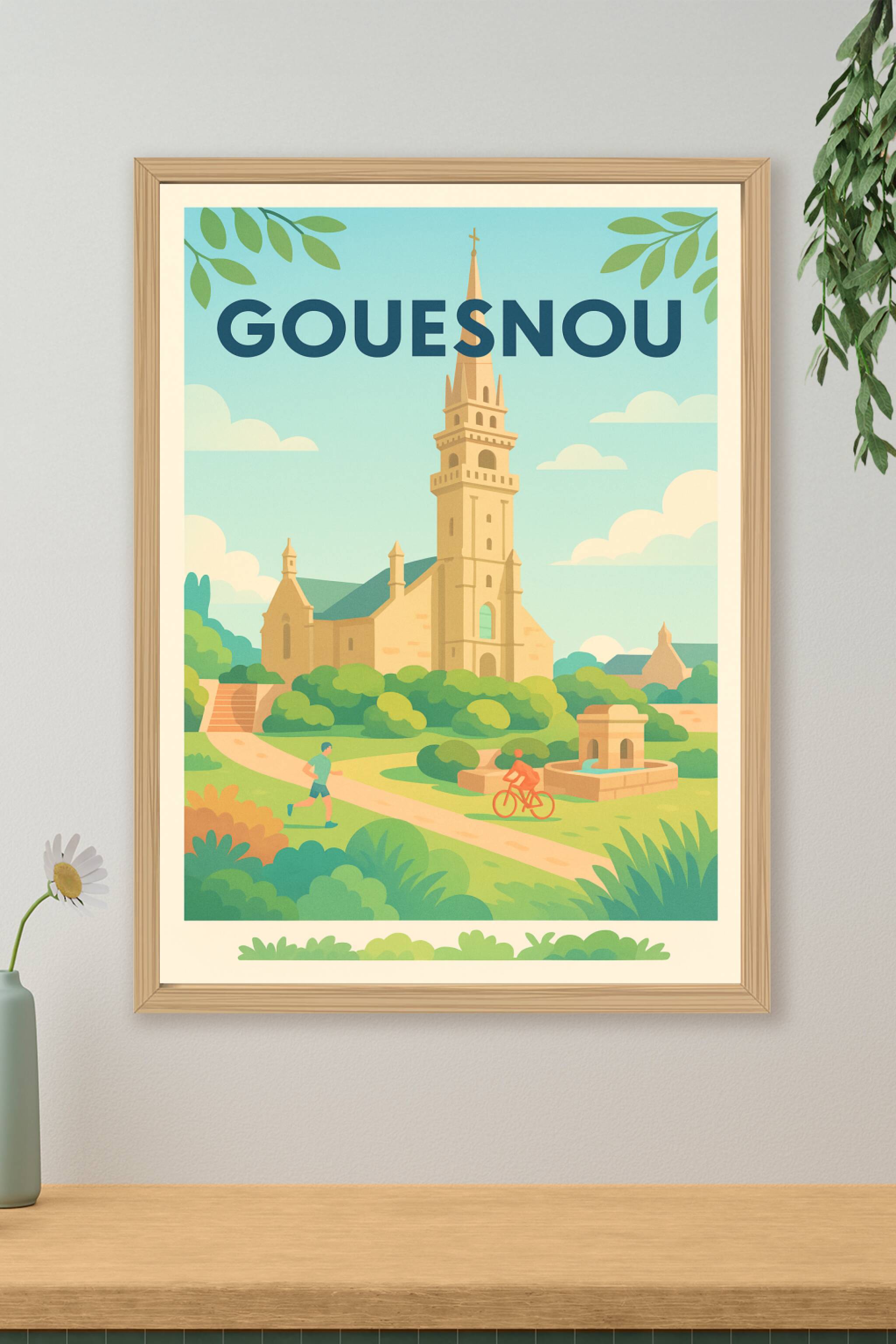 Affiche de Gouesnou - Charme tranquille et nature verdoyante