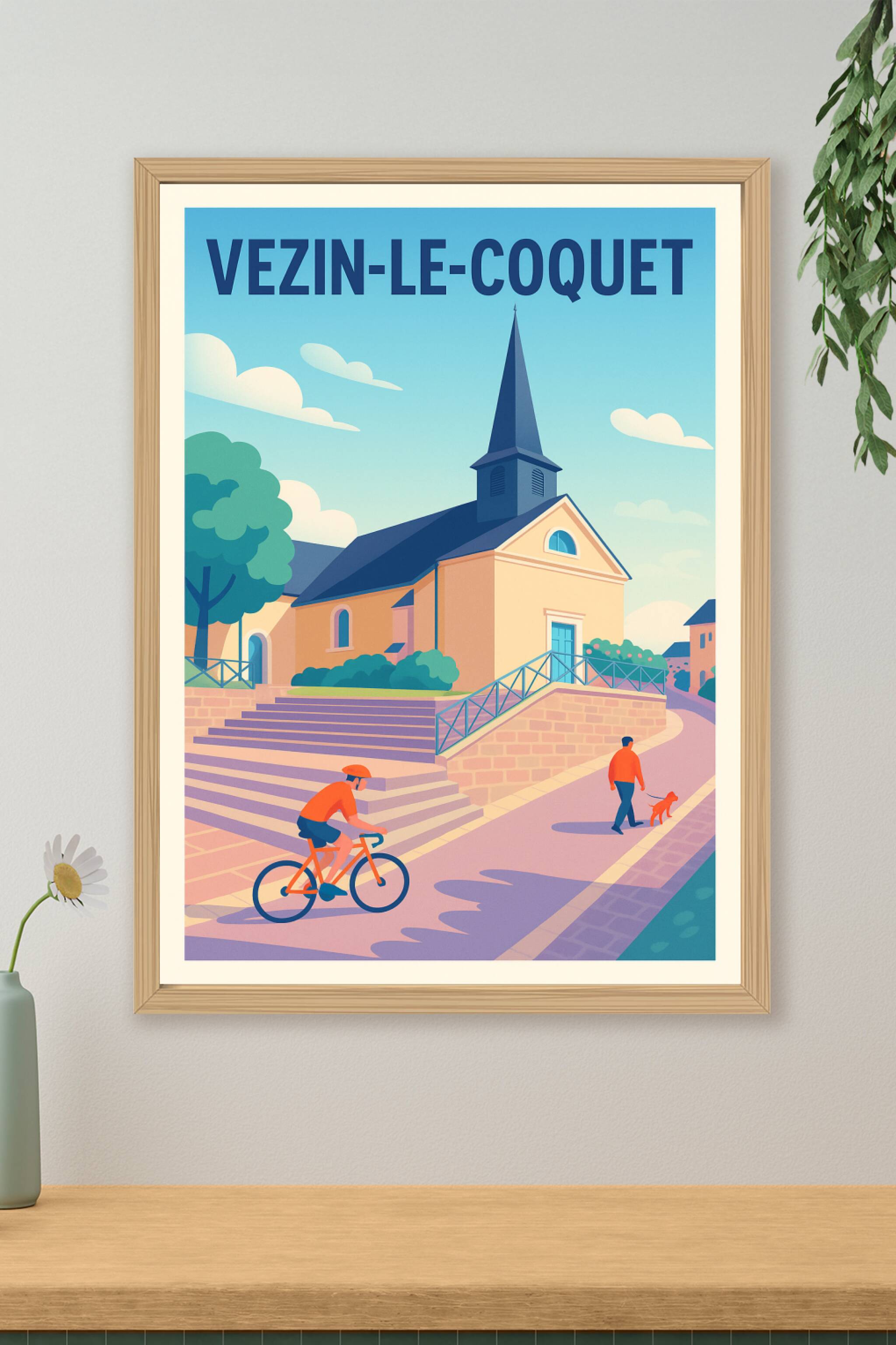 Affiche de Vezin-le-Coquet - Charme et sérénité au cœur du village