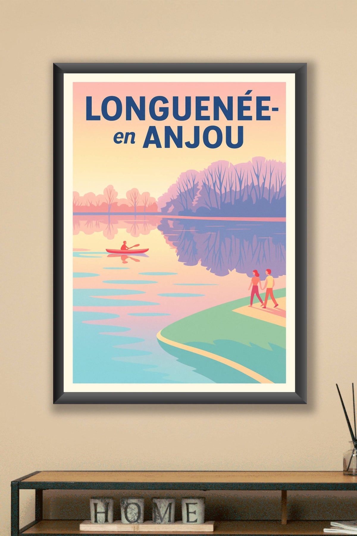 Affiche de Longuenée-en-Anjou - Évasion au fil de l'eau