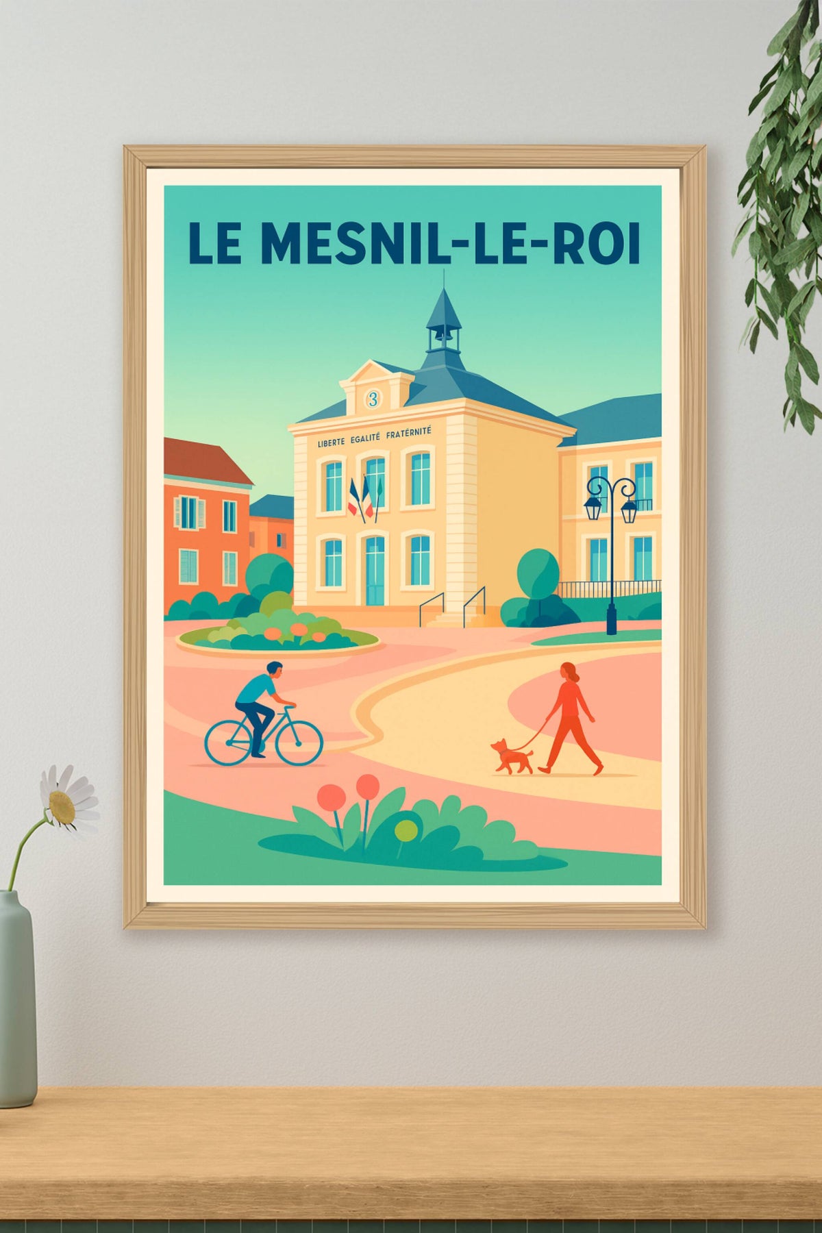 Affiche de Le Mesnil-le-Roi - Charme et douceur de vivre en Ile-de-France