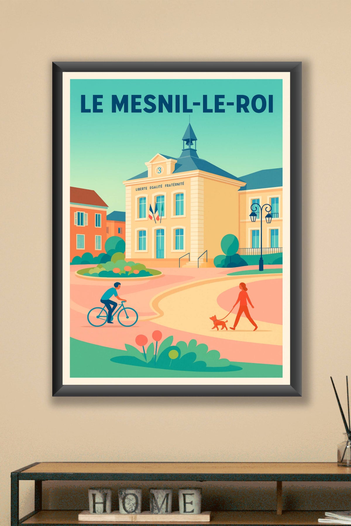 Affiche de Le Mesnil-le-Roi - Charme et douceur de vivre en Ile-de-France