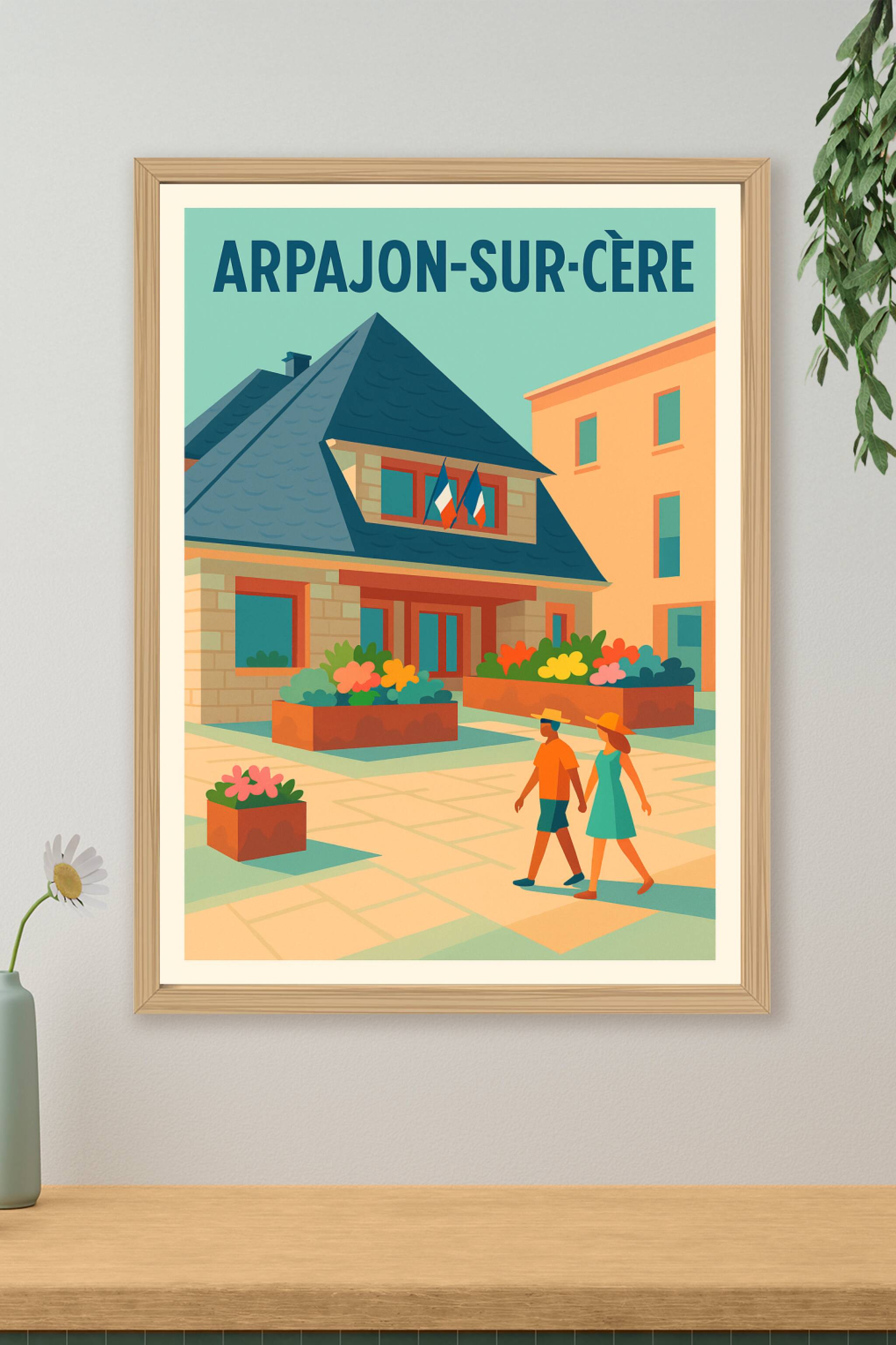 Affiche de Arpajon-sur-Cère - Charme et sérénité en Auvergne