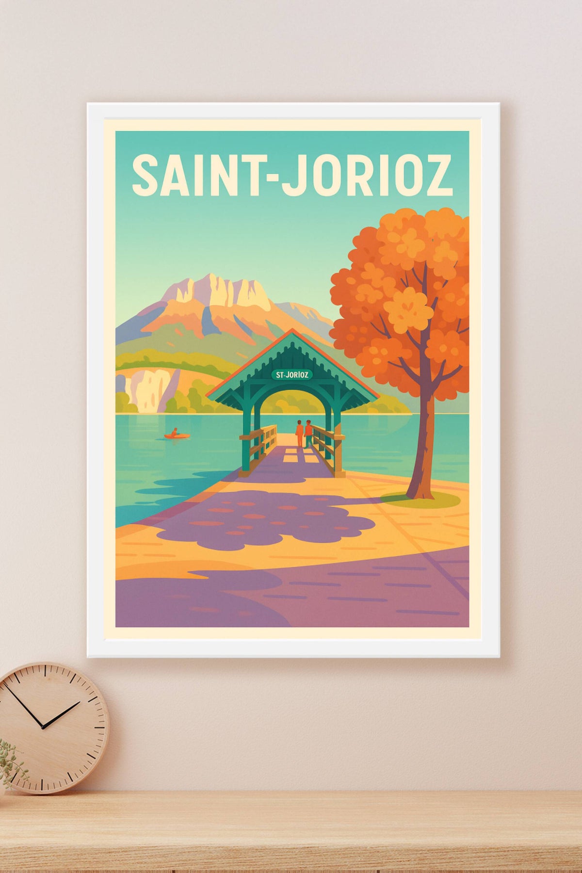 Affiche de Saint-Jorioz - Charme et sérénité au bord du lac