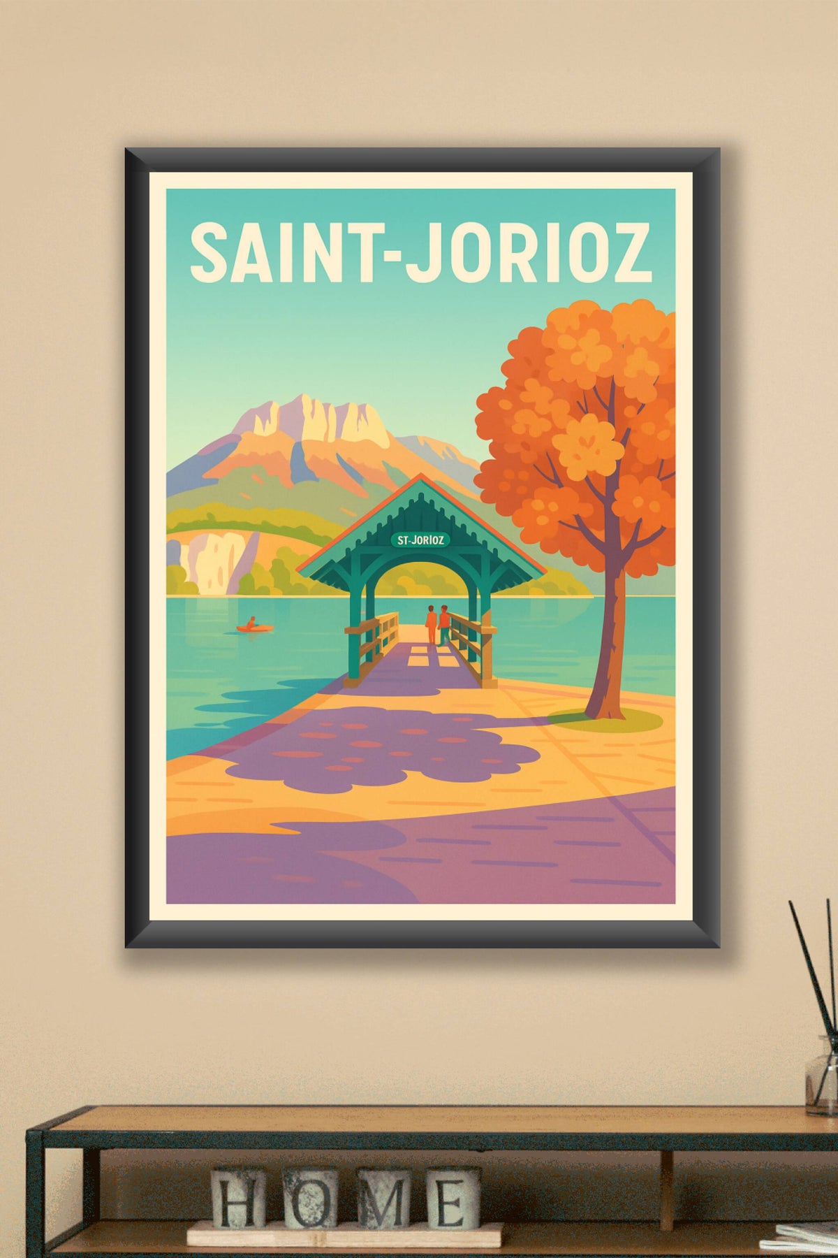 Affiche de Saint-Jorioz - Charme et sérénité au bord du lac