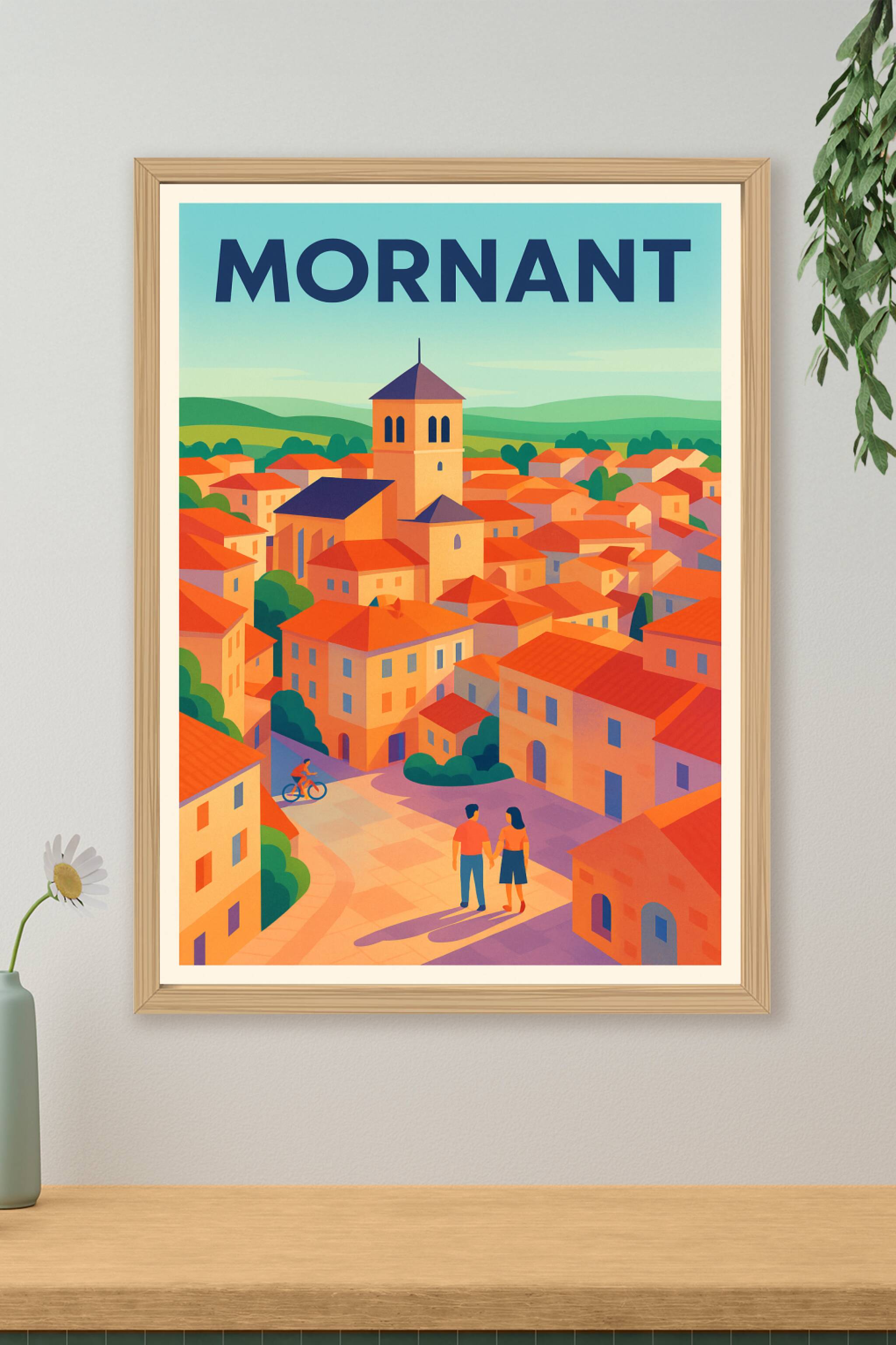 Affiche de Mornant - Charme et sérénité au cœur du village