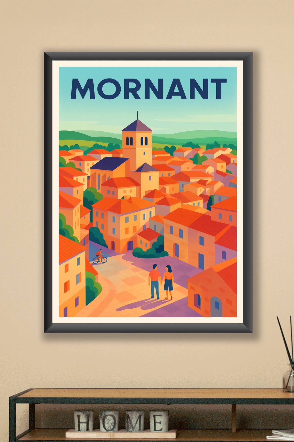 Affiche de Mornant - Charme et sérénité au cœur du village
