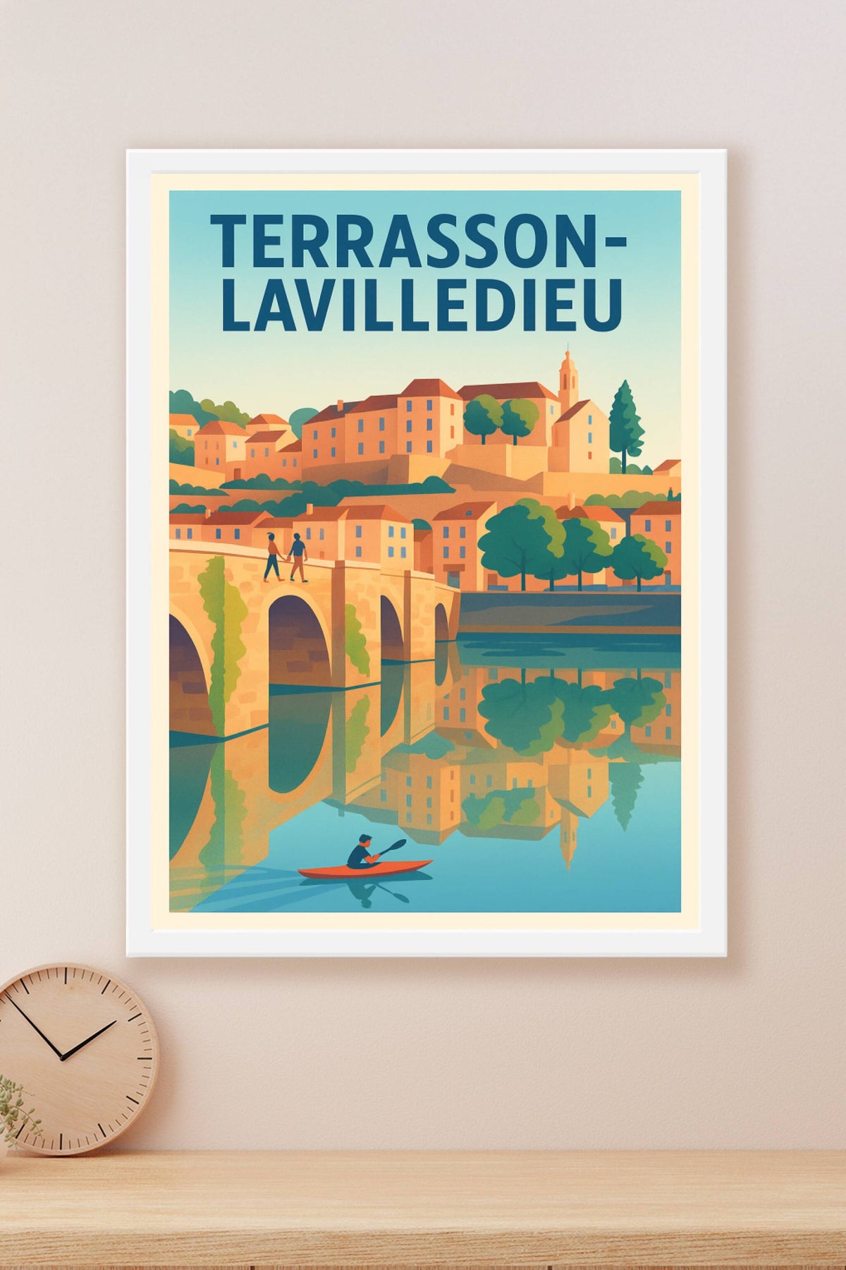 Affiche de Terrasson-Lavilledieu - Charme et Reflets en Vallée de la Vézère
