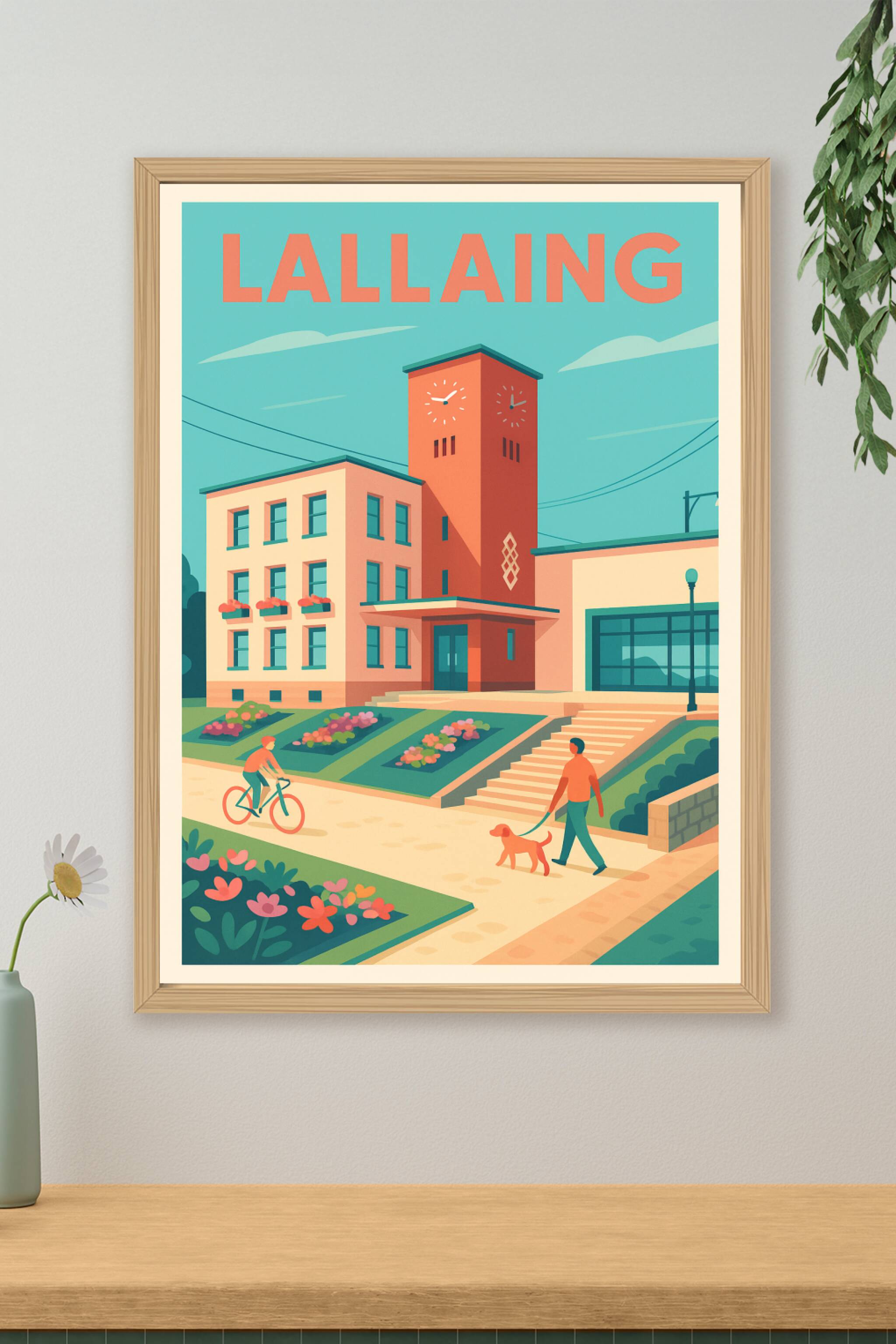 Affiche de Lallaing - Charme et Sérénité au Quotidien