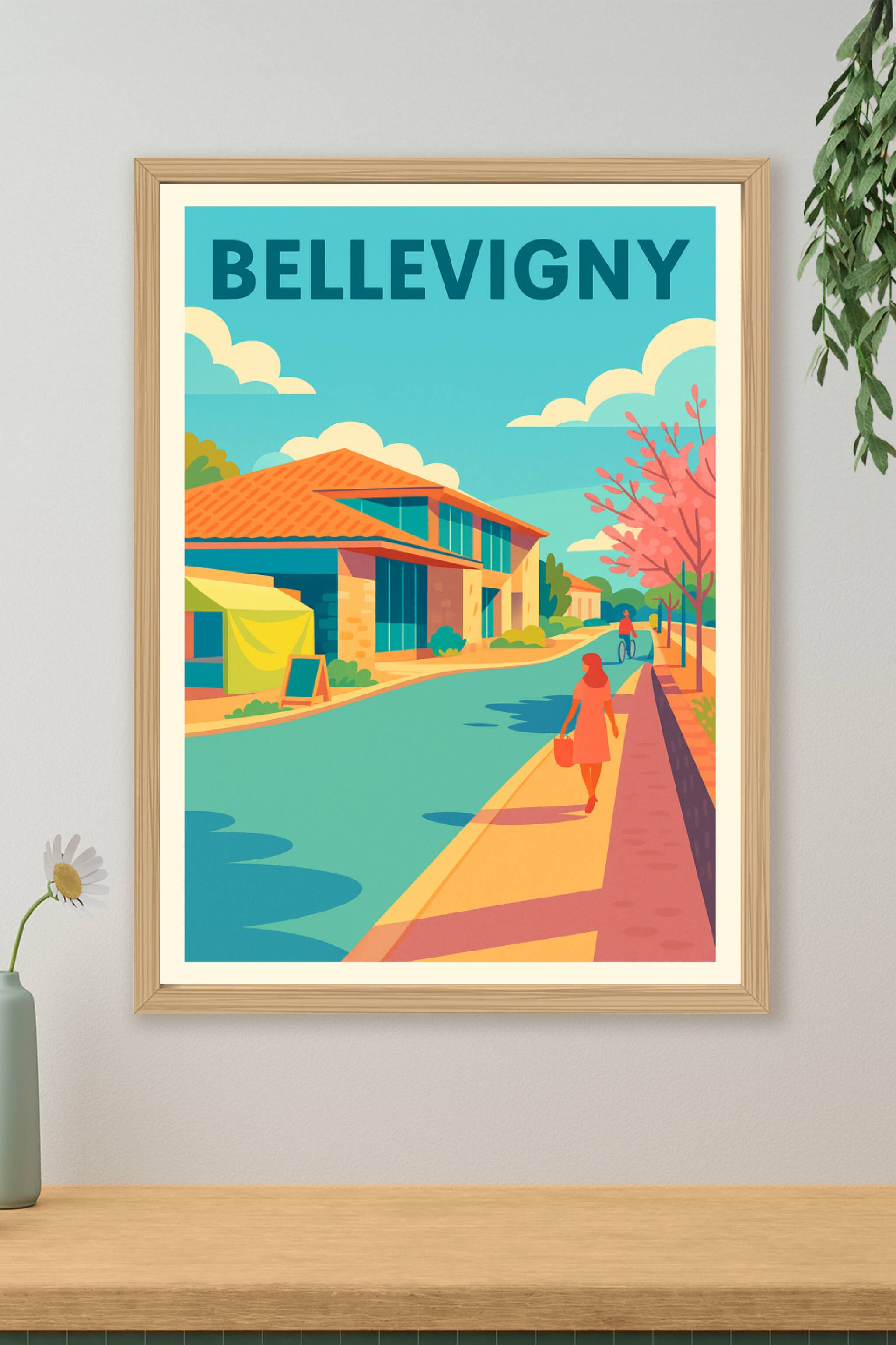 Affiche de Bellevigny - Une promenade lumineuse au cœur de la ville