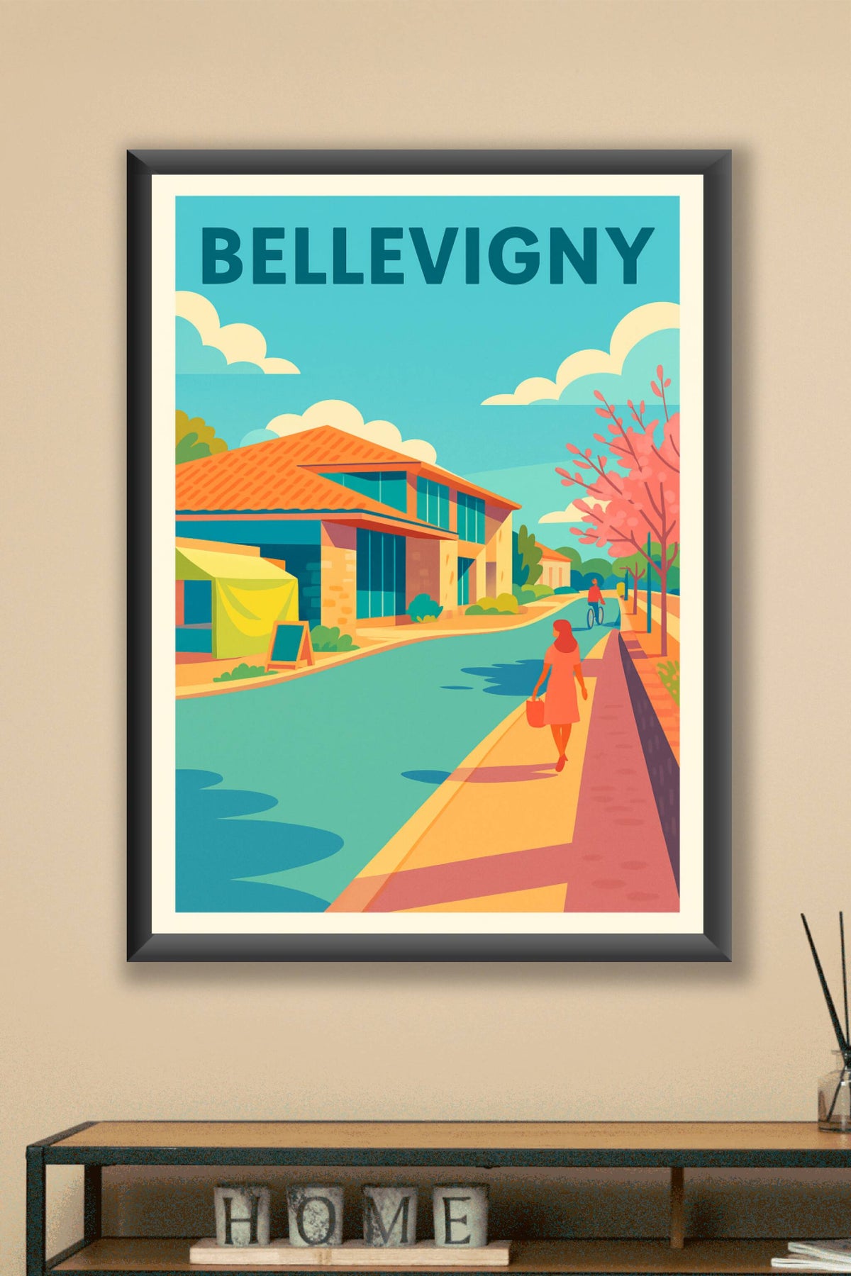 Affiche de Bellevigny - Une promenade lumineuse au cœur de la ville