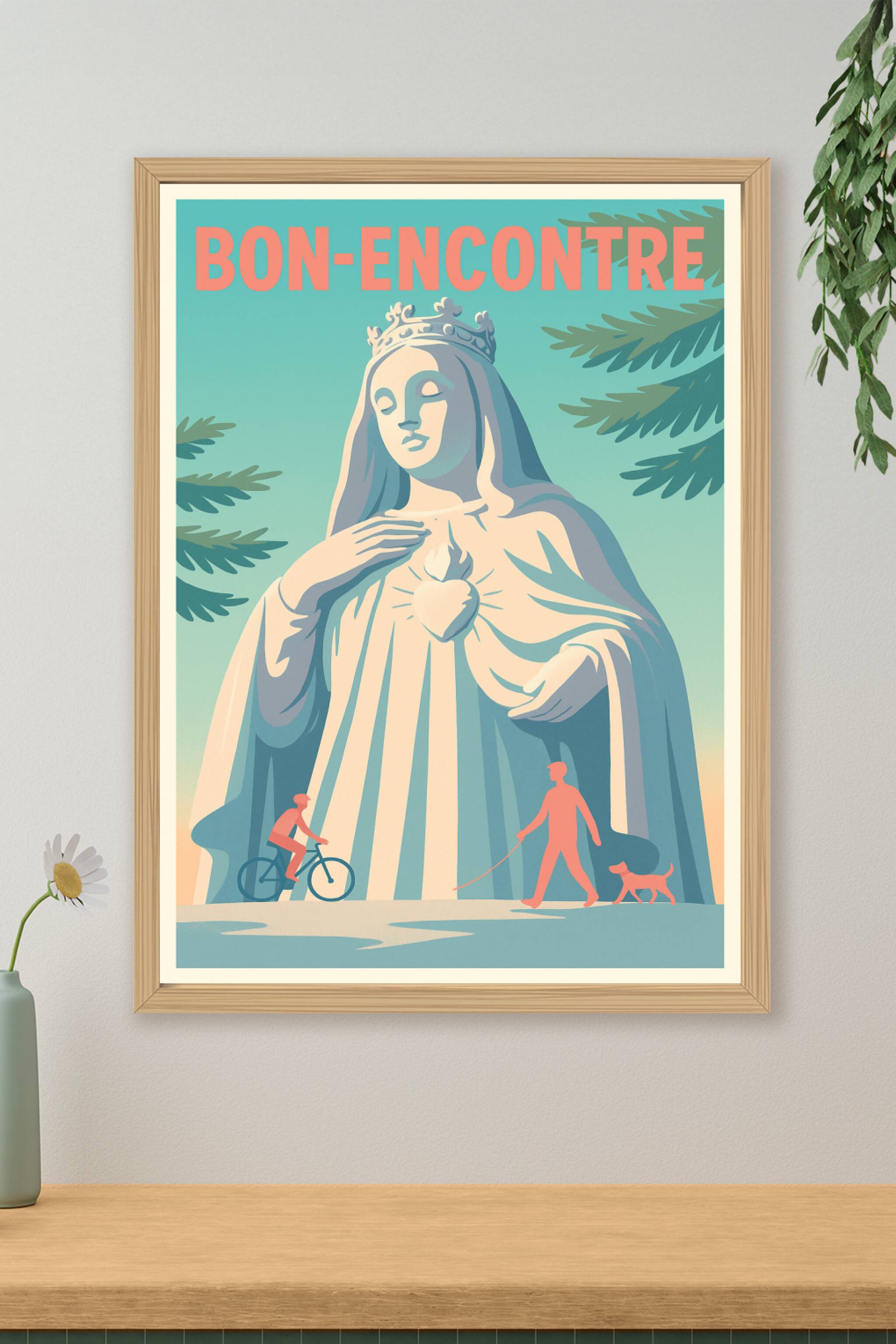 Affiche de Bon-Encontre - Harmonie et Sérénité au Cœur de la Ville
