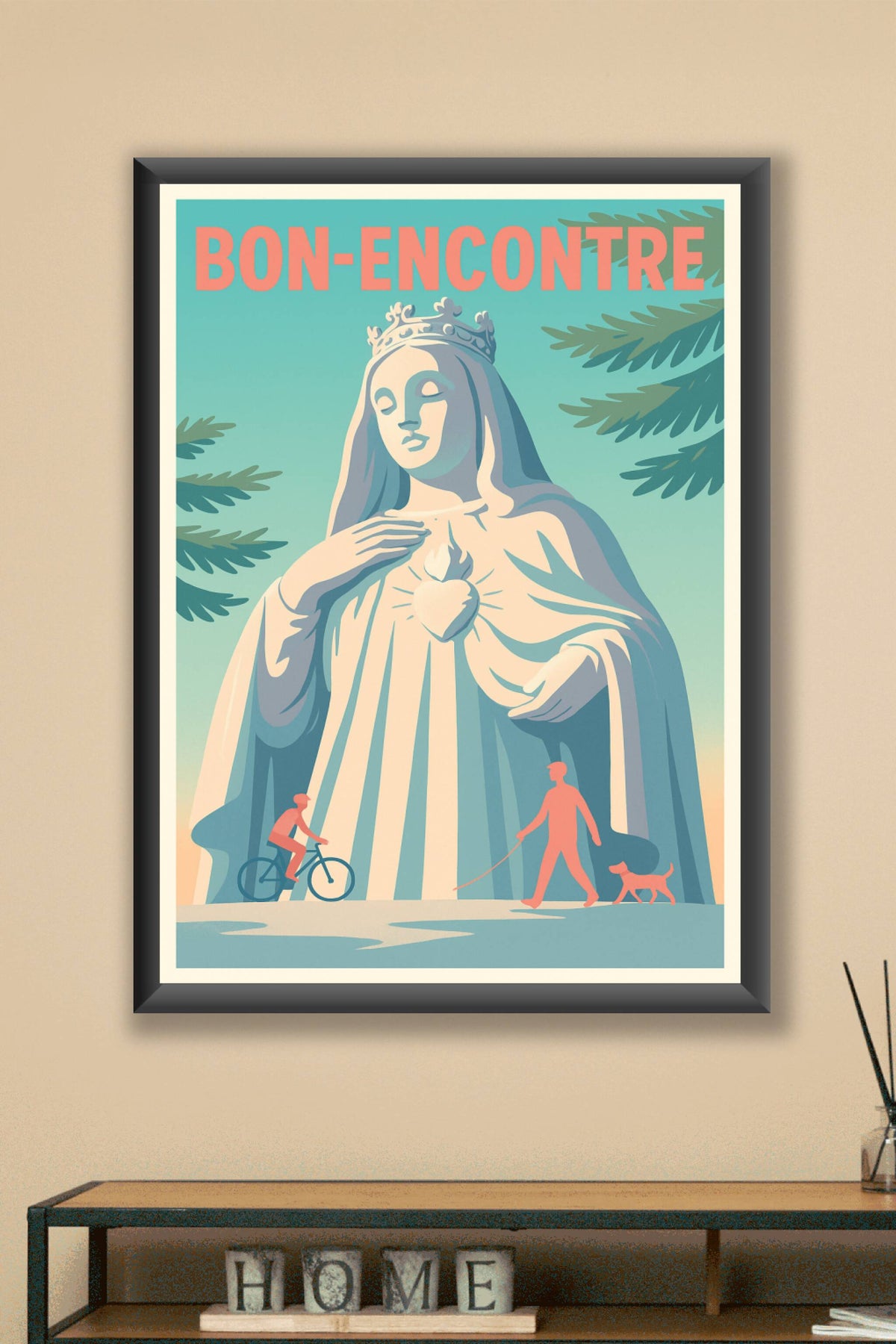 Affiche de Bon-Encontre - Harmonie et Sérénité au Cœur de la Ville