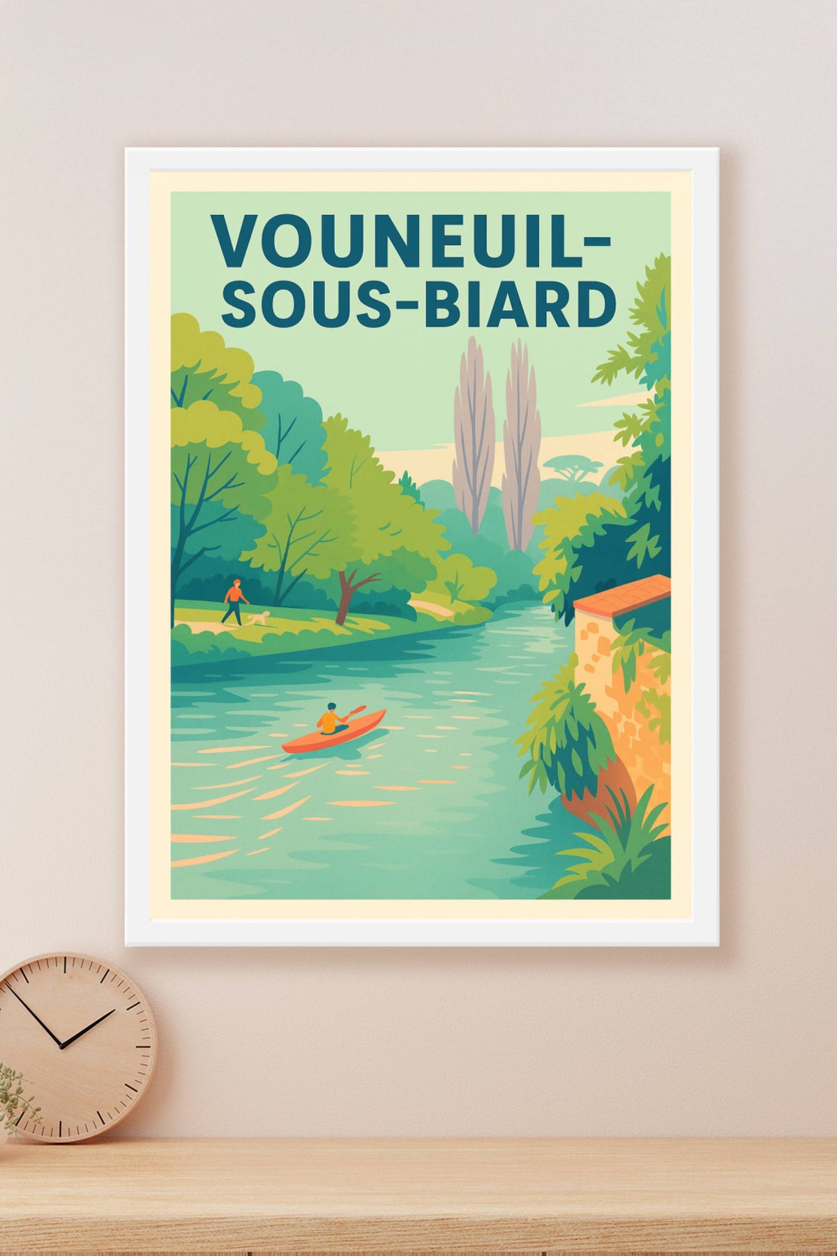 Affiche de Vouneuil-sous-Biard - Évasion nature au fil de l'eau