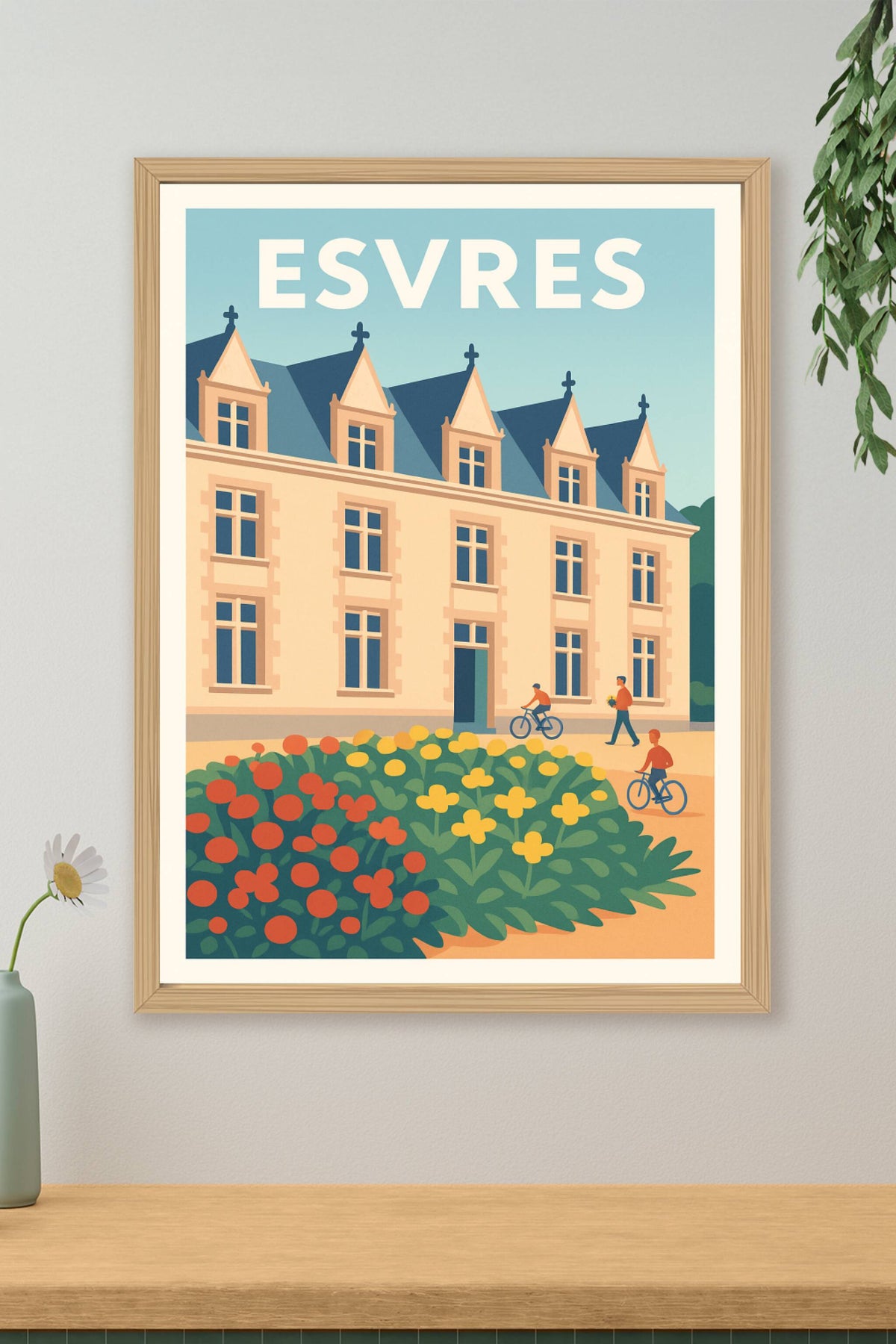 Affiche de Esvres - Charme et sérénité au cœur de la ville