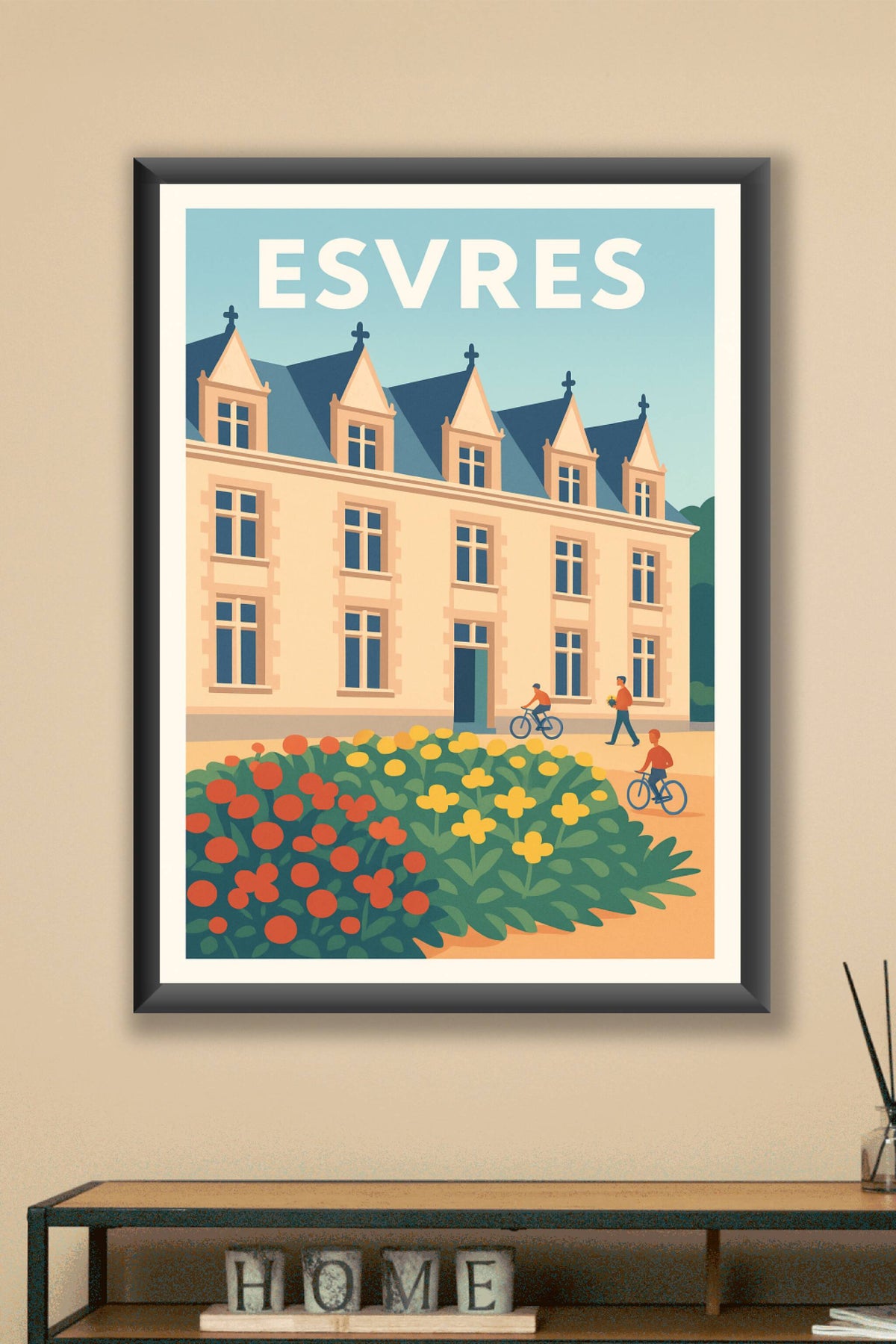 Affiche de Esvres - Charme et sérénité au cœur de la ville