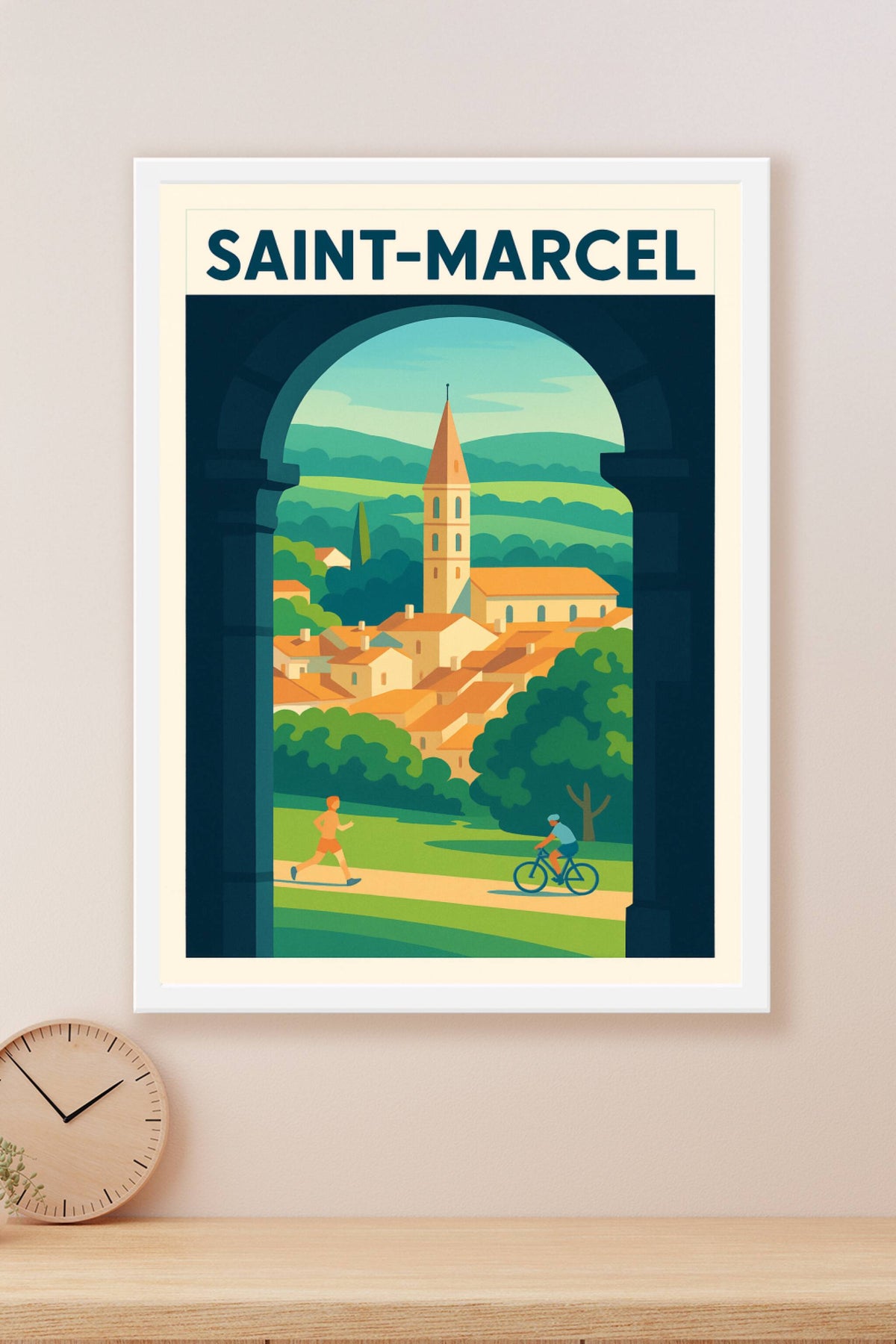 Affiche de Saint-Marcel - Charme et sérénité au cœur de la nature