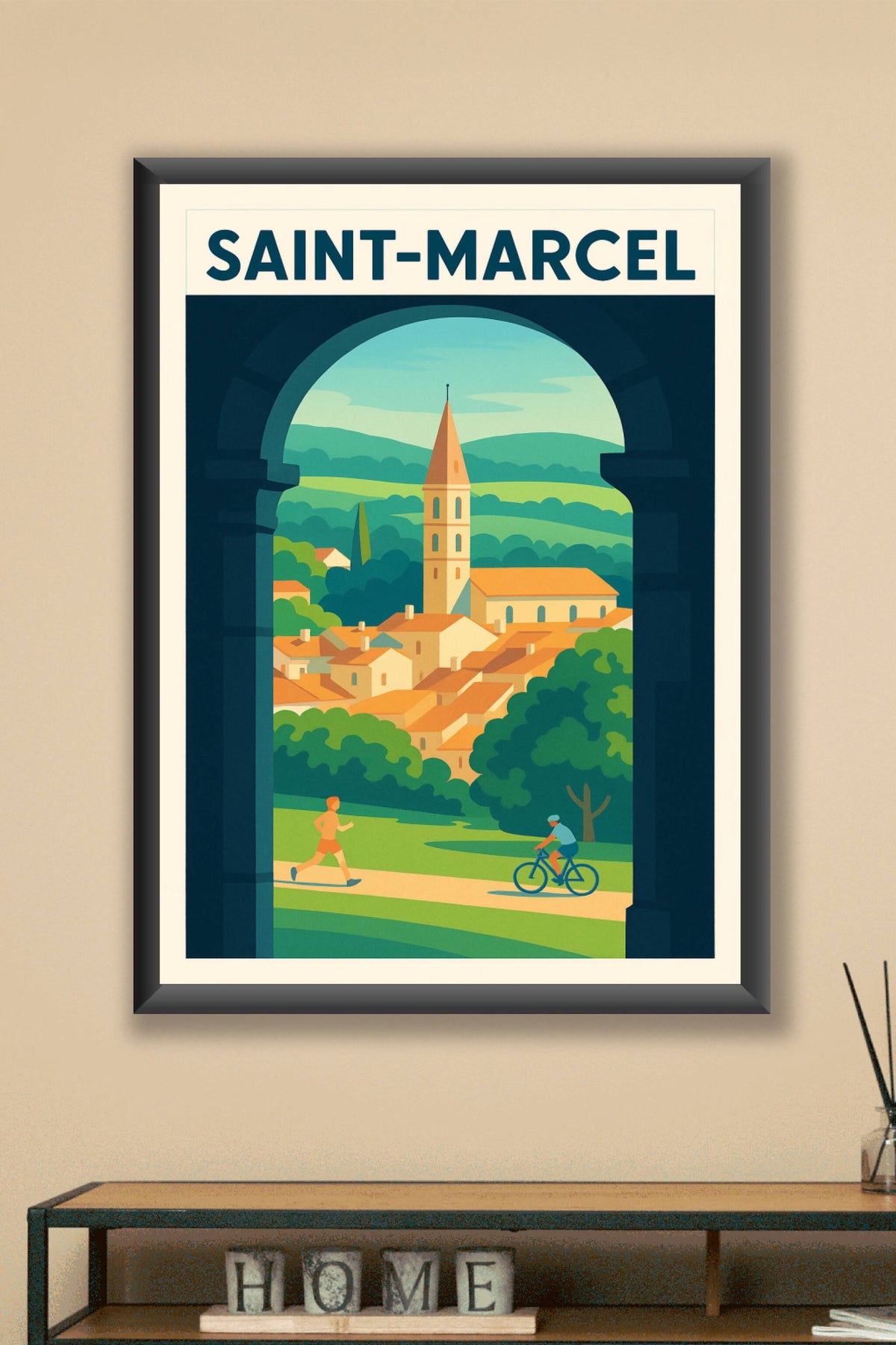 Affiche de Saint-Marcel - Charme et sérénité au cœur de la nature