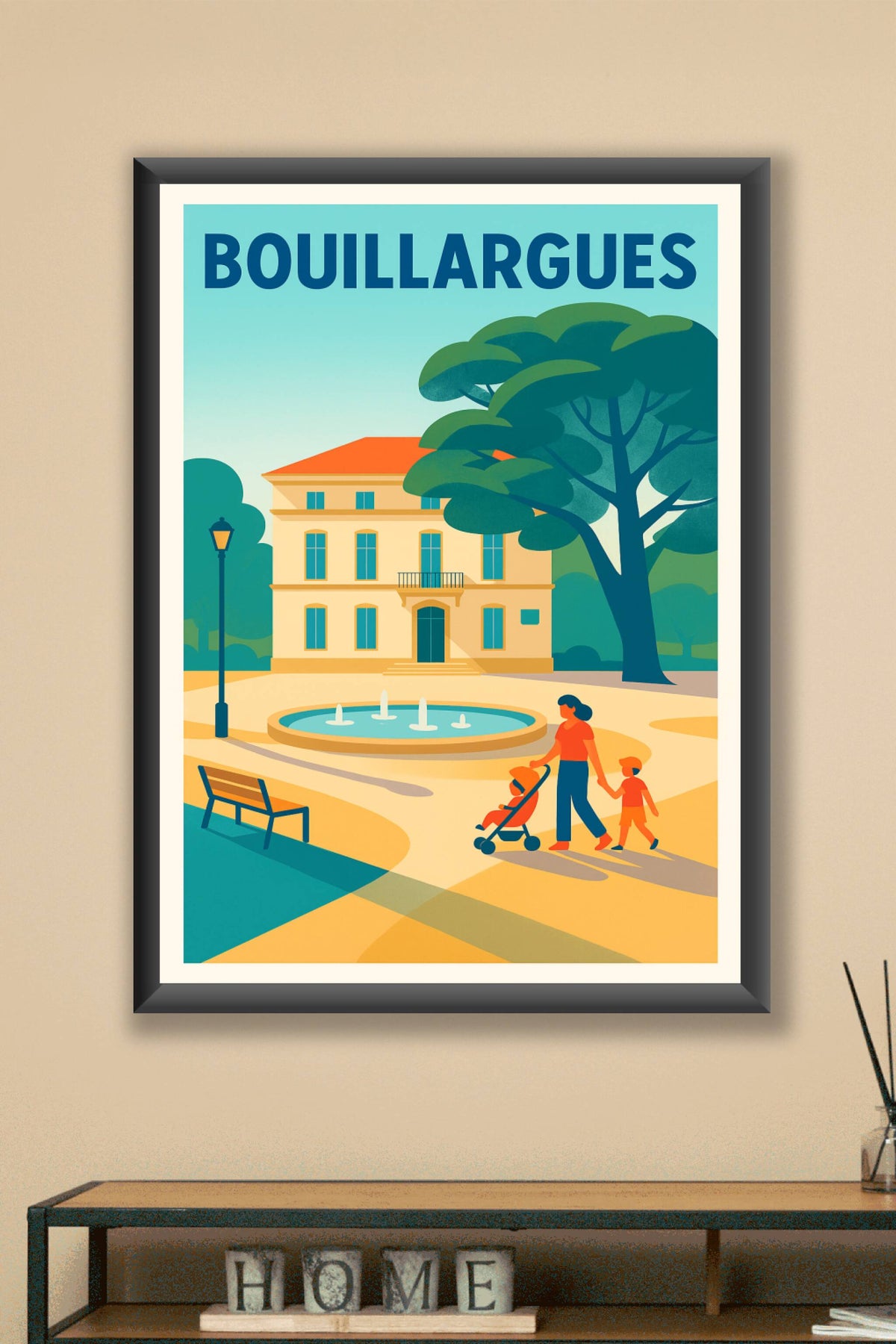 Affiche de Bouillargues - Un havre de paix au cœur de la nature