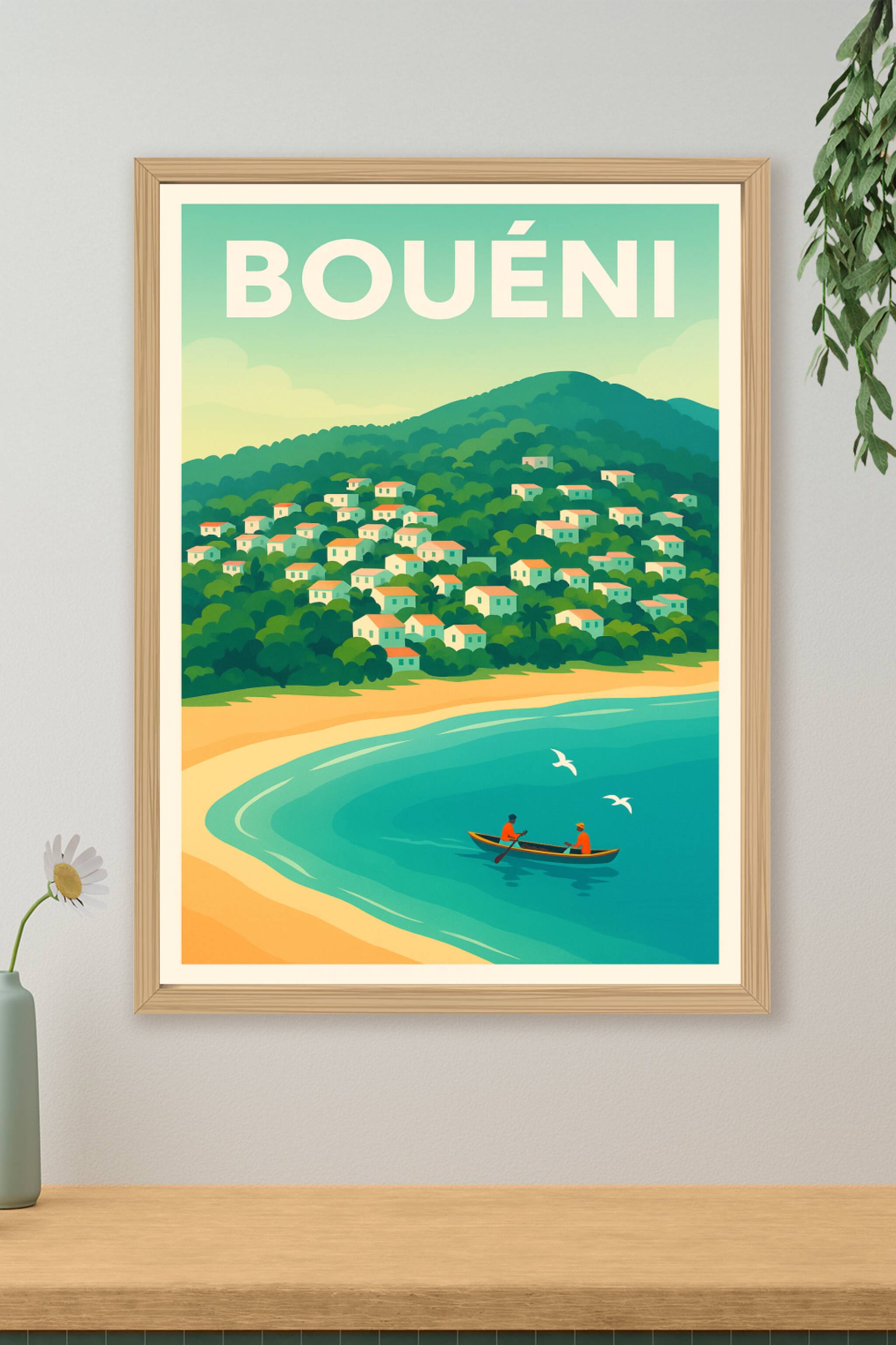 Affiche de Bouéni - Havre de paix et nature préservée