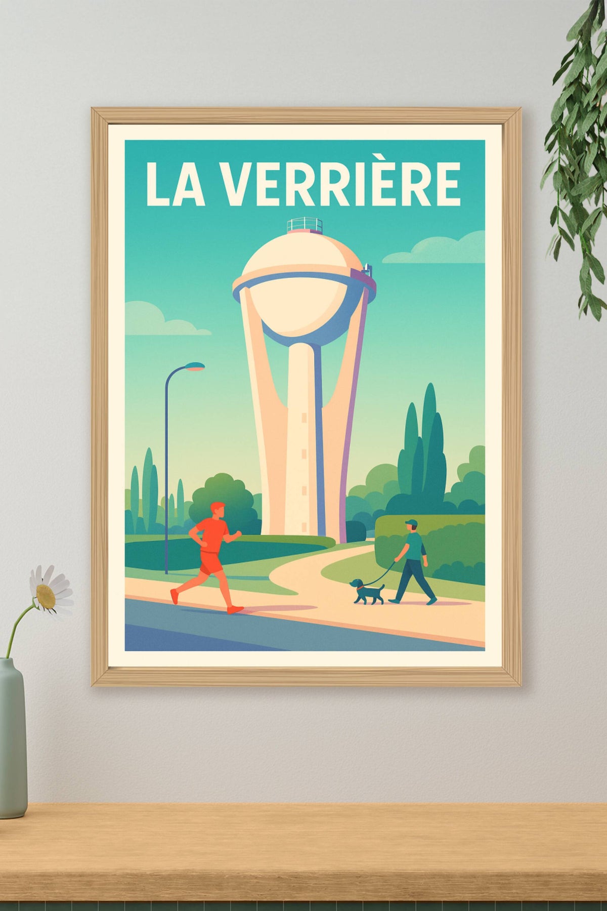 Affiche de La Verrière - L'équilibre entre nature et urbanité