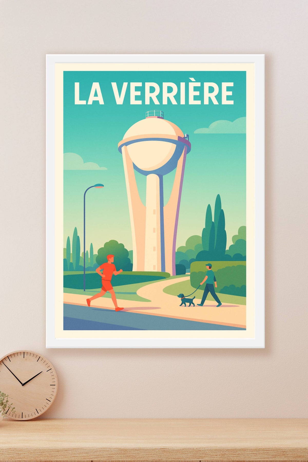 Affiche de La Verrière - L'équilibre entre nature et urbanité