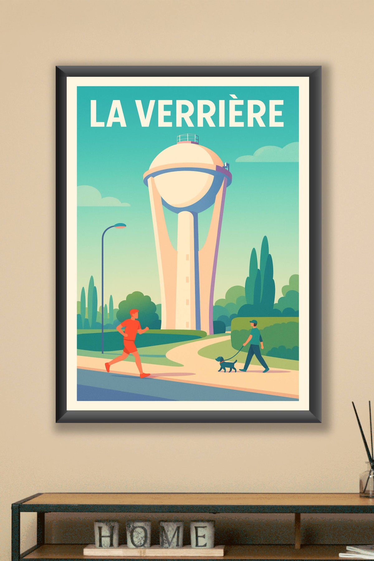 Affiche de La Verrière - L'équilibre entre nature et urbanité