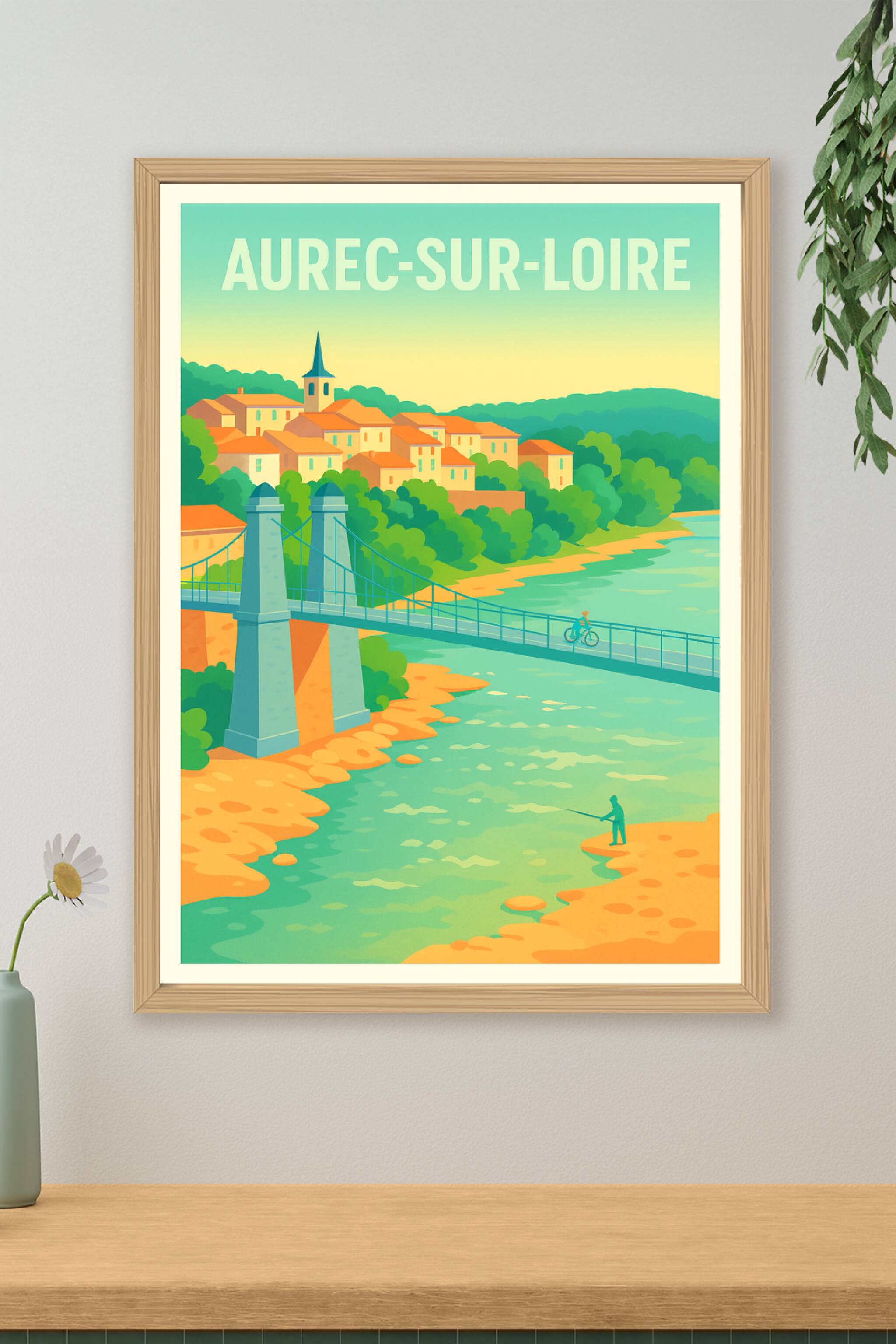 Affiche de Aurec-sur-Loire - Charme paisible au fil de la Loire