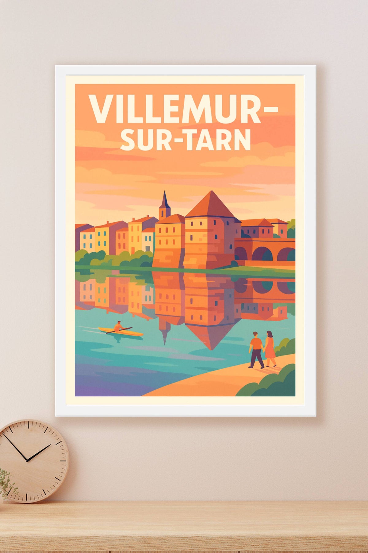 Affiche de Villemur-sur-Tarn - Élégance et Sérénité au Bord de l'Eau