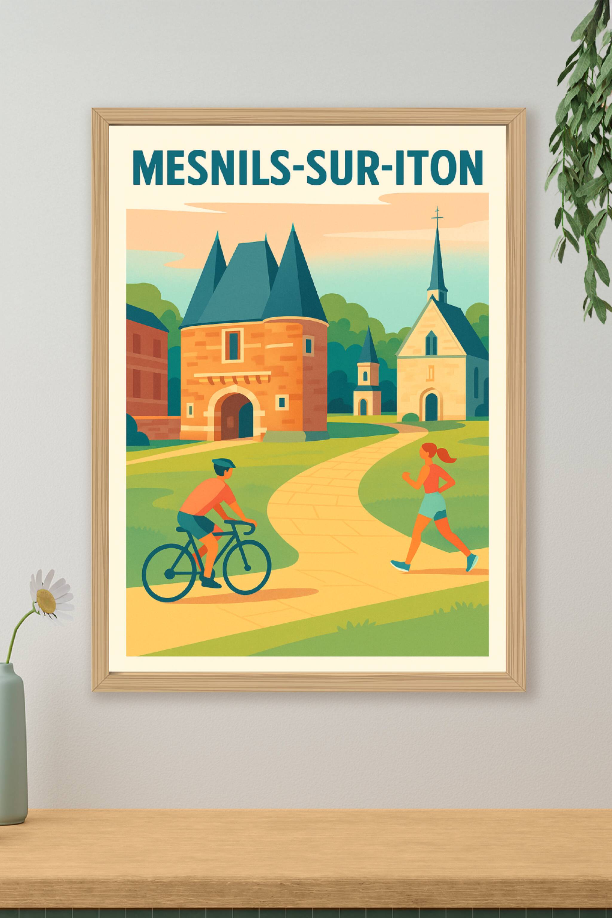 Affiche de Mesnils-sur-Iton - Charme et Nature au Cœur de la Normandie