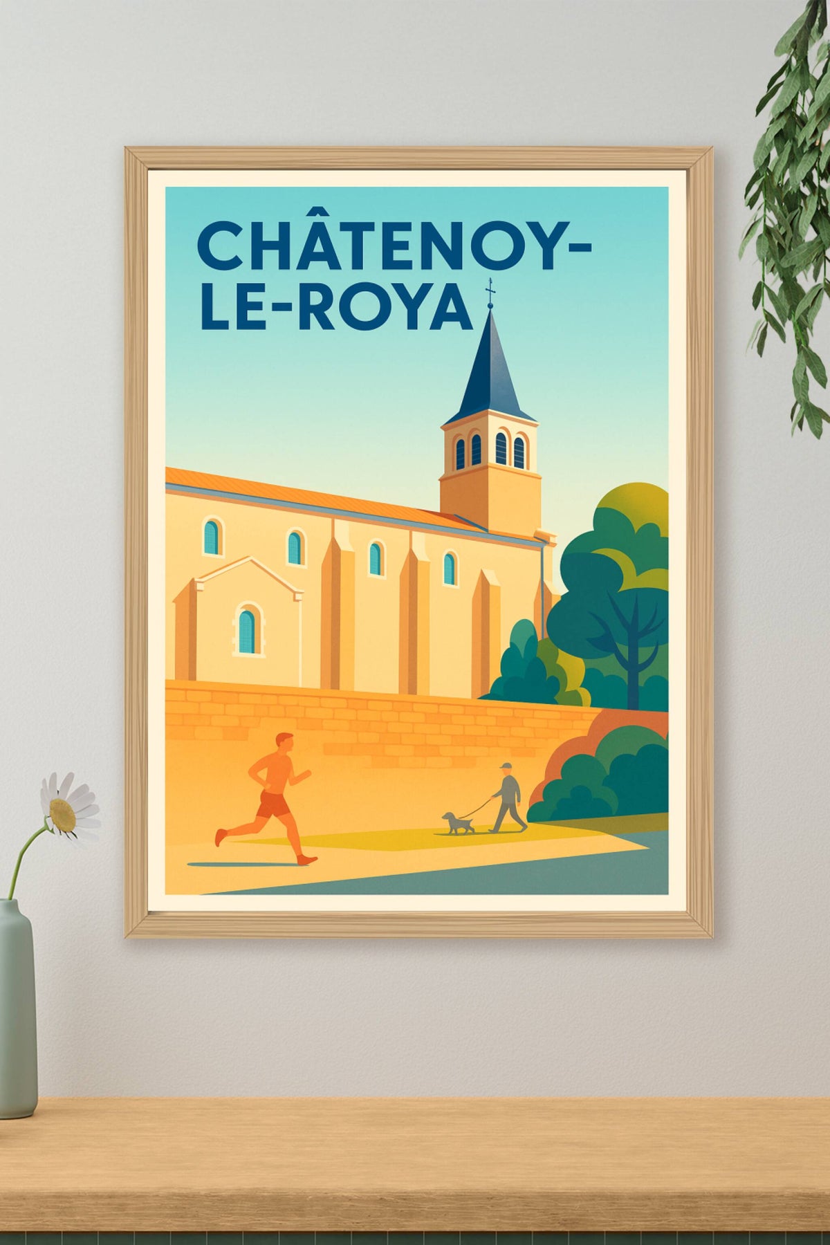 Affiche de Châtenoy-le-Royal - Charme et sérénité au cœur de la ville